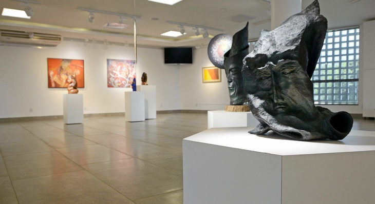 Na exposição serão exibidas pinturas e esculturas do acervo de arte da Fundação Cultural de Palmas (FCP)