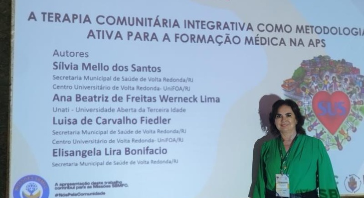 Gecilda Vale Cavalcante, médica de família e comunidade, participou do Congresso Brasileiro de Medicina de Família e Comunidade