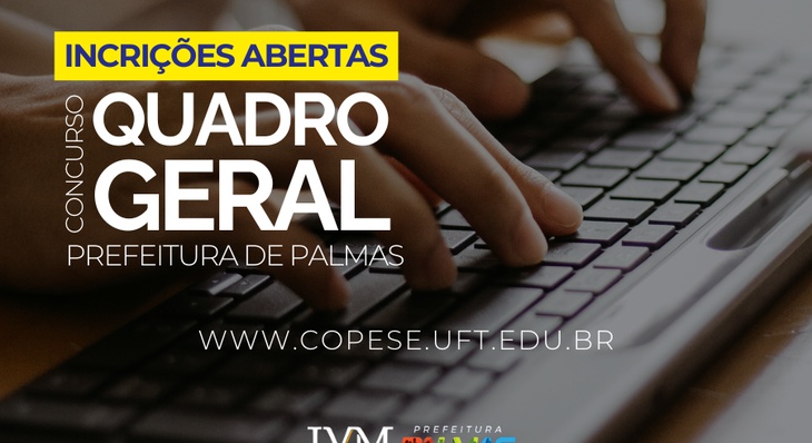 Edital que rege concurso poderá ser acessado no endereço www.copese.uft.edu.br