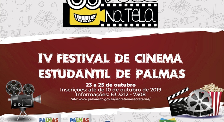 Ao chegar em sua quarta edição o Festival de Cinema Estudantil 'Você na Tela' cresceu e apresenta novidades, com a inclusão da Mostra Competitiva Universitária Cidade de Palmas, e da Mostra Competitiva Brasil na Tela