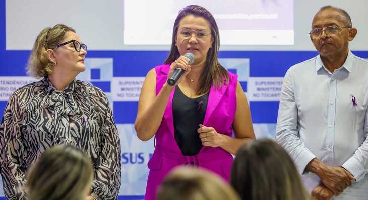 Secretária municipal da Saúde de Palmas, Anna Crystina Mota (centro), acredita que que diferentes frentes durante o Janeiro Roxo trarão resultados positivos