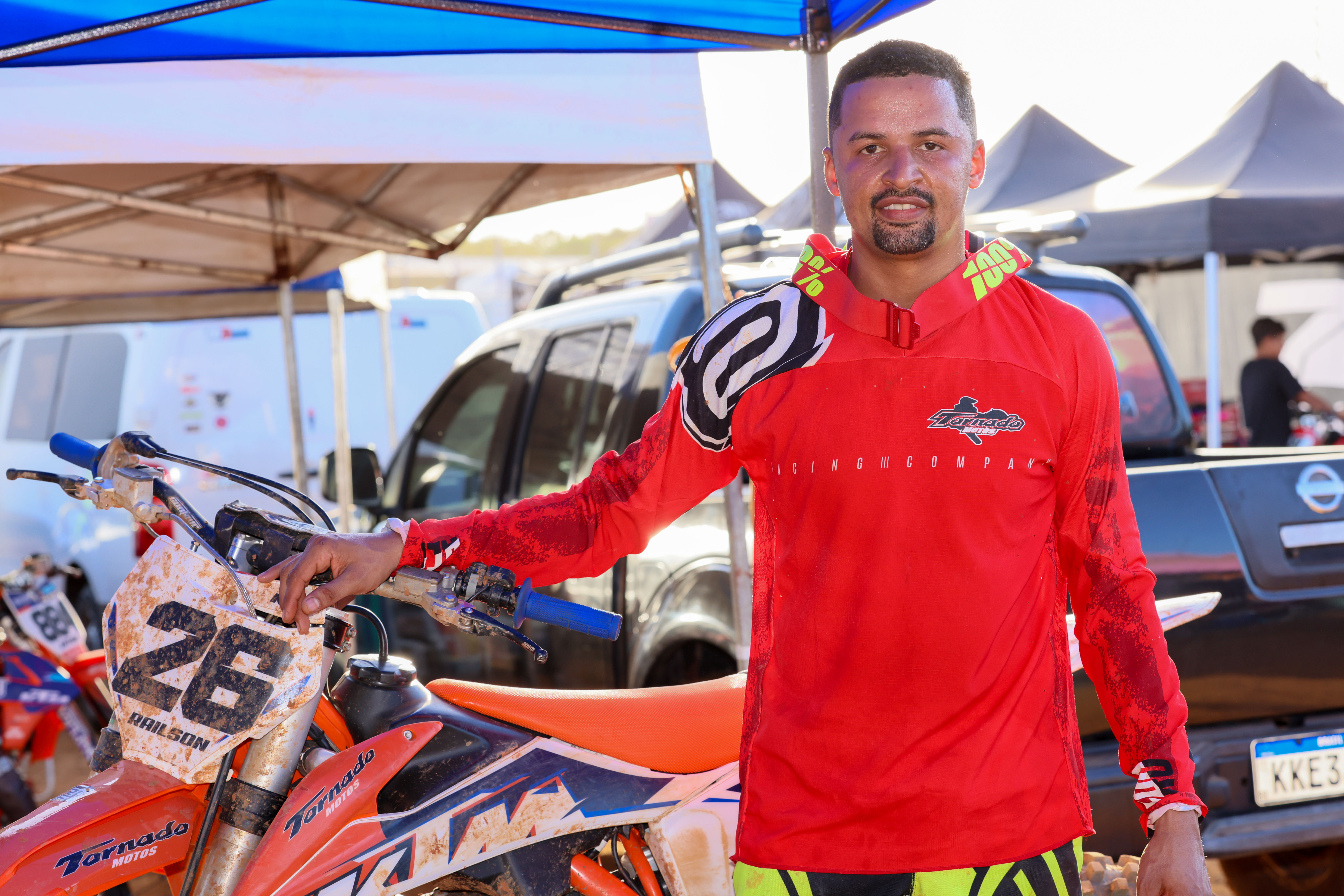 Railson Ferreira dos Santos, 3º colocado na etapa do Campeonato Estadual de Motocross