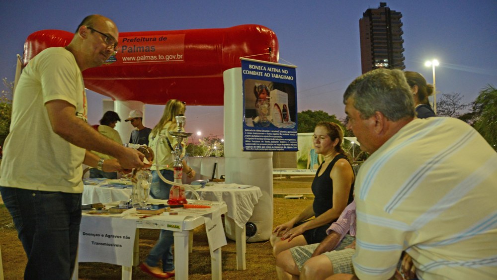 Mobilização no Cesamar alerta sobre os males do Tabaco