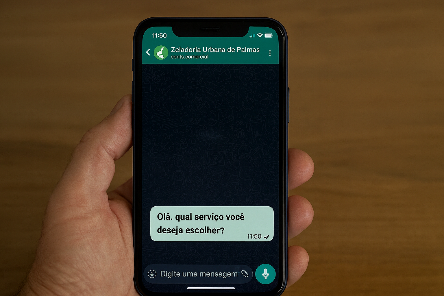 Zeladoria Urbana de Palmas passa a receber solicitações de serviços por WhatsApp