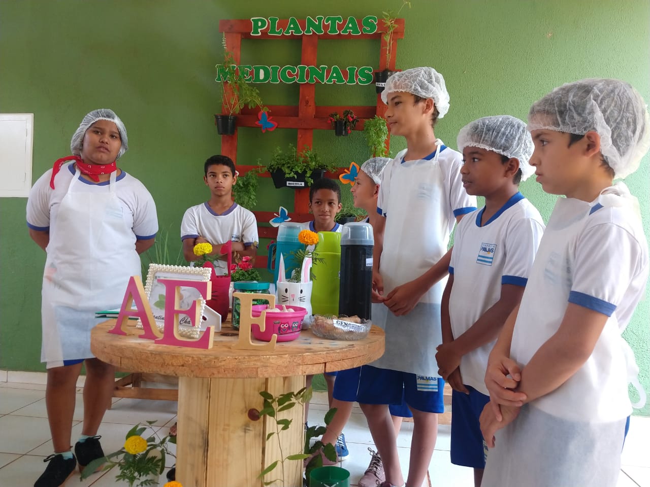 ETI Aprígio Nogueira apresenta propriedades de plantas medicinais em feira de ciências