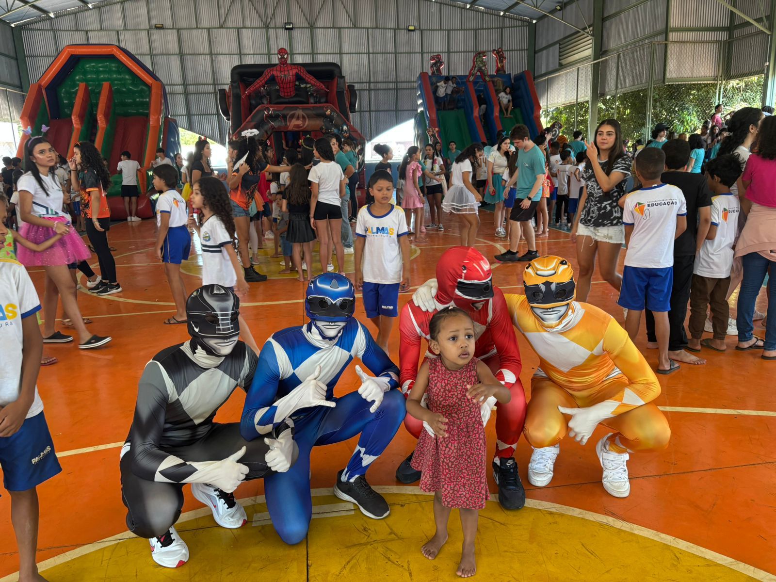 Alunos da Escola Municipal Rosemir Fernandes foram partciparam de programação especial organizada por estudantes do Colégio Interação de Palmas