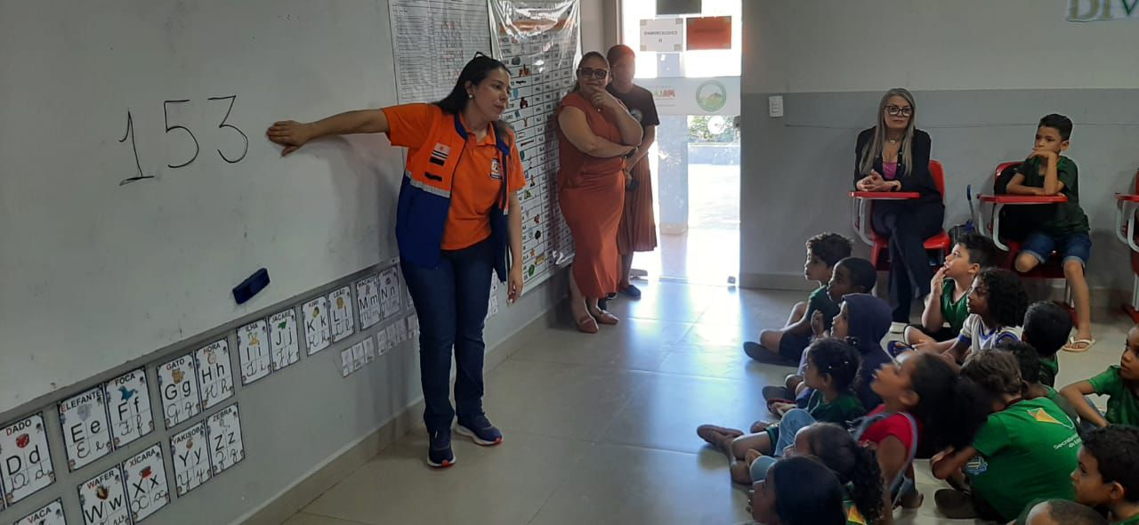 Palestra contribuiu para formação de hábitos saudáveis, conscientização ambiental e para desenvolvimento de atitudes preventivas frente aos riscos de incêndio