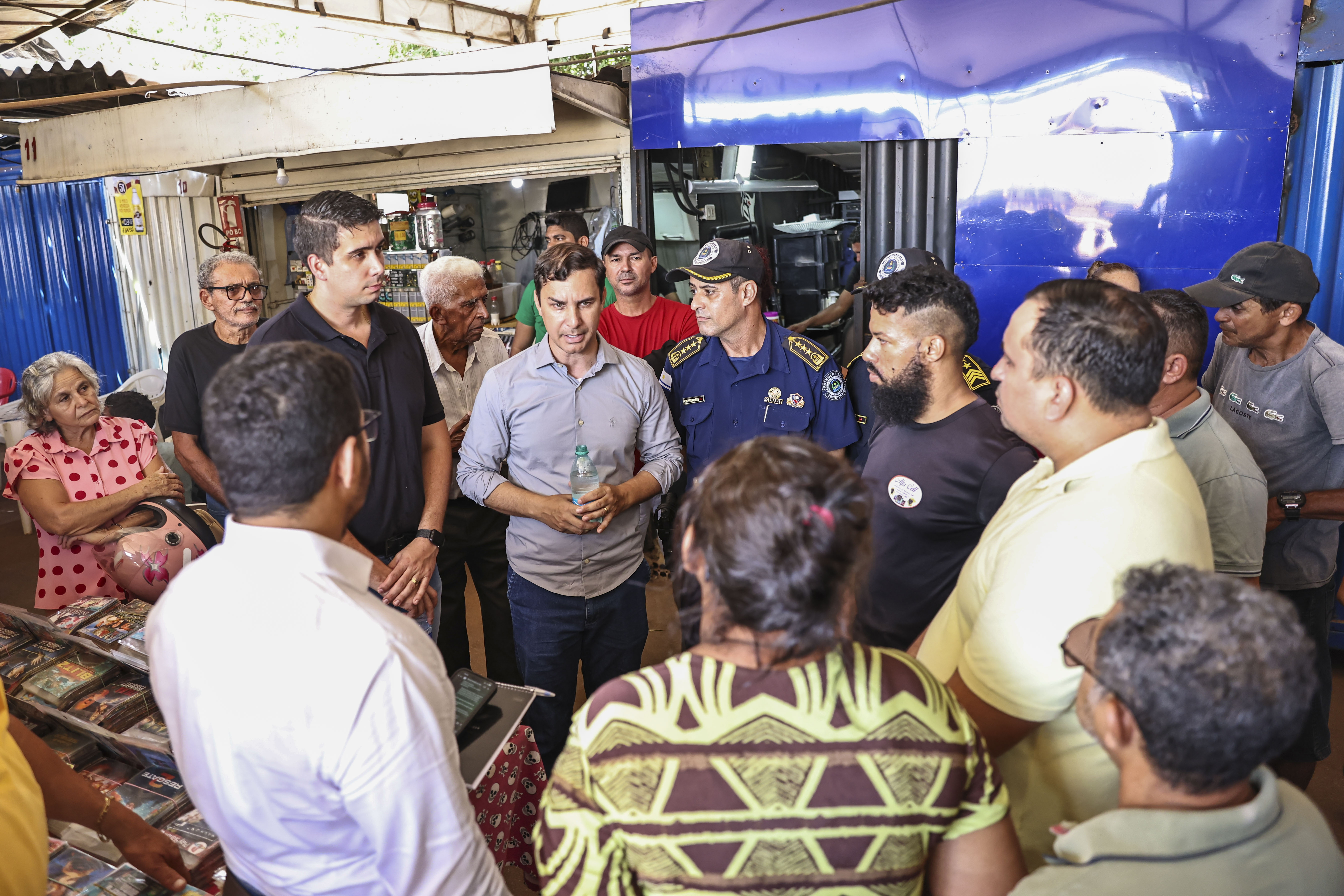 Visita em conjunto da SEDEEM, Guarda Metropolitana, SEINFRA e Vice Prefeito
Data: 24/01/2015
Local: Arca Taquaralto, Praia das Arnos, Feira da 307 Norte, Feira da 503 Norte