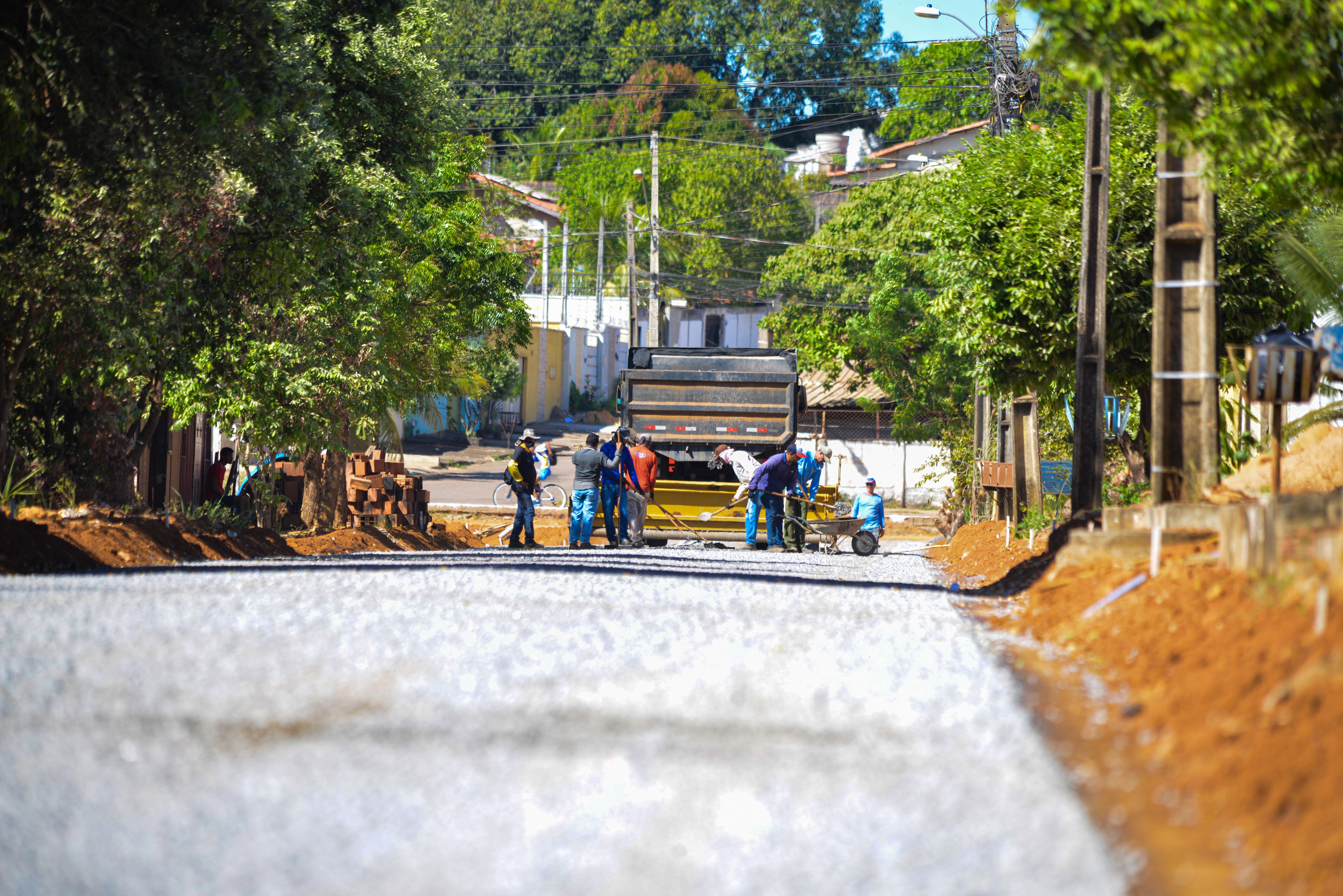 Prefeitura de Palmas inicia pavimentação no Setor Santa Fé