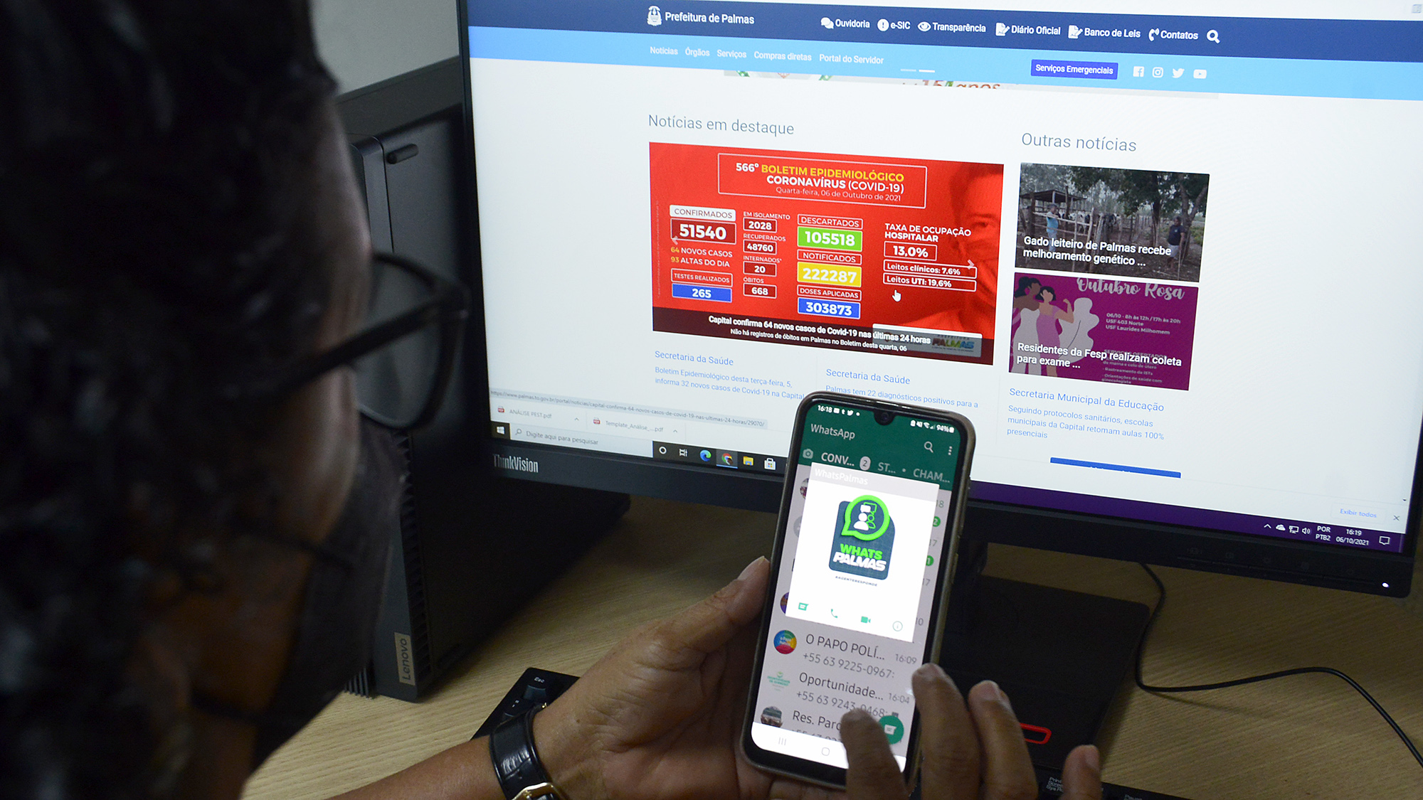 Prefeitura de Palmas dá mais um passo na modernização da comunicação institucional e lança WhatsApp oficial