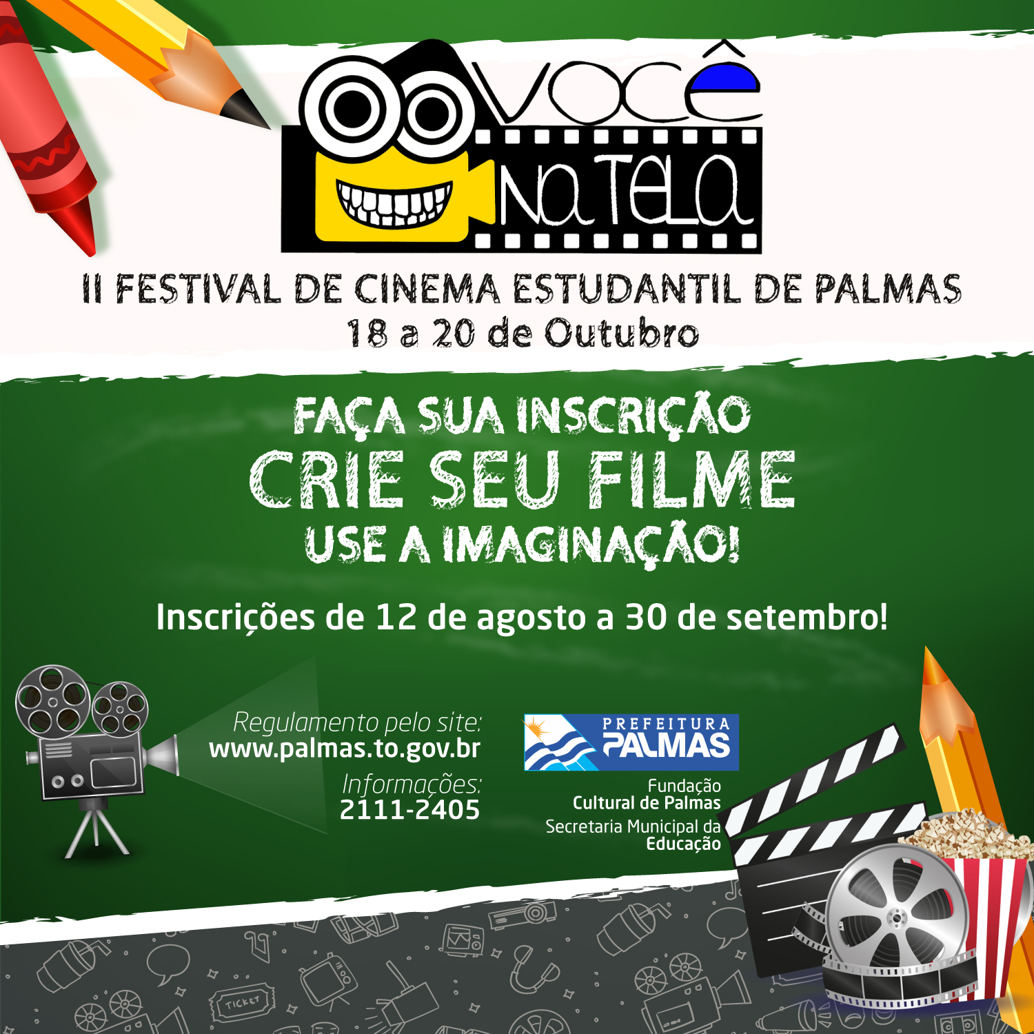 Oficinas são oferecidas para participantes de festival de cinema
