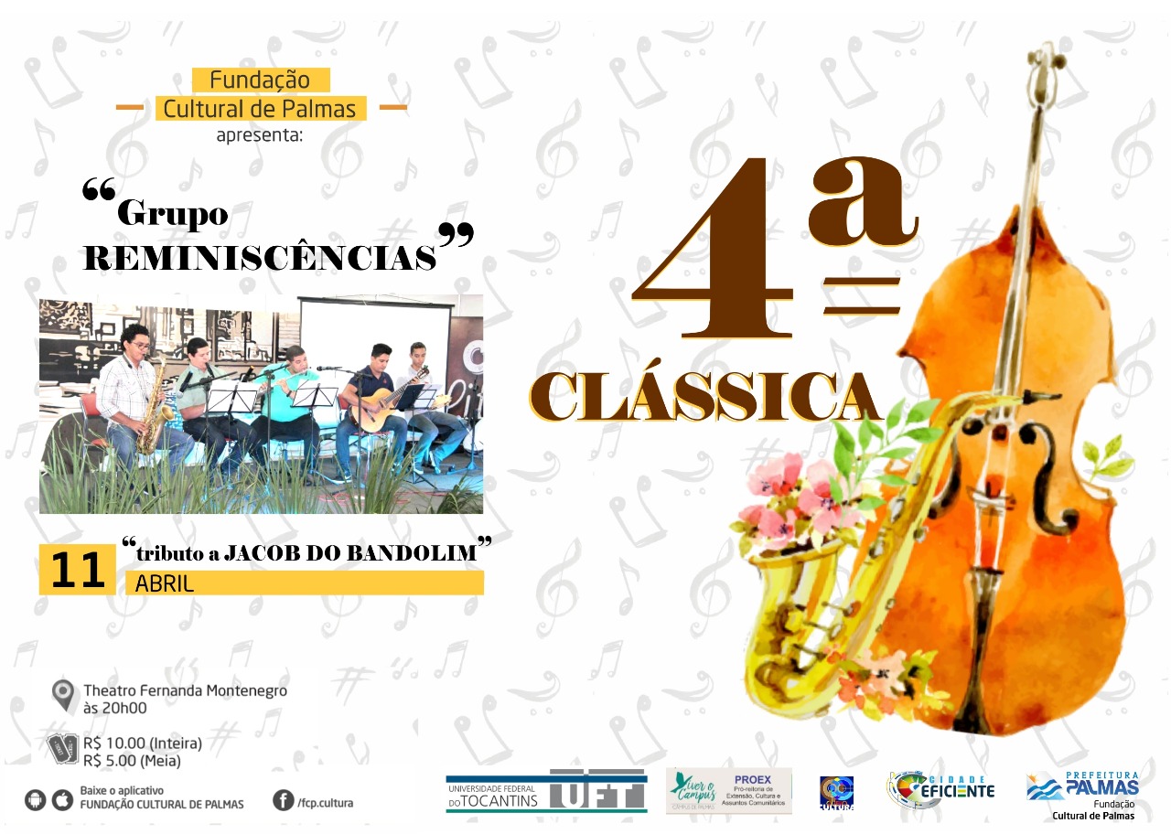 Grupo Reminiscências será atração da 4º Clássica no Theatro Fernanda Montenegro