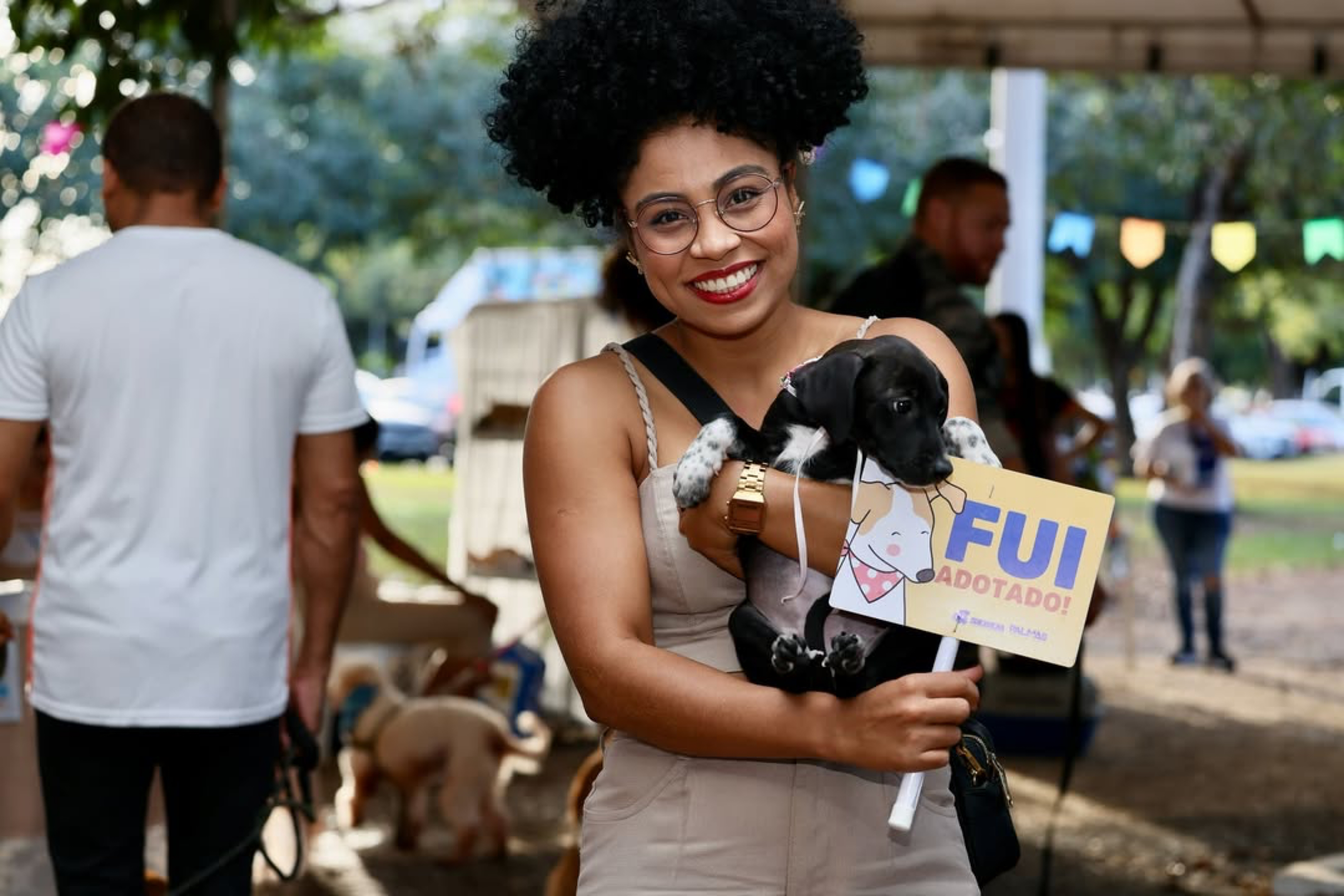 População participa de evento de adoção de cães e gatosFoto: Regiane Rocha