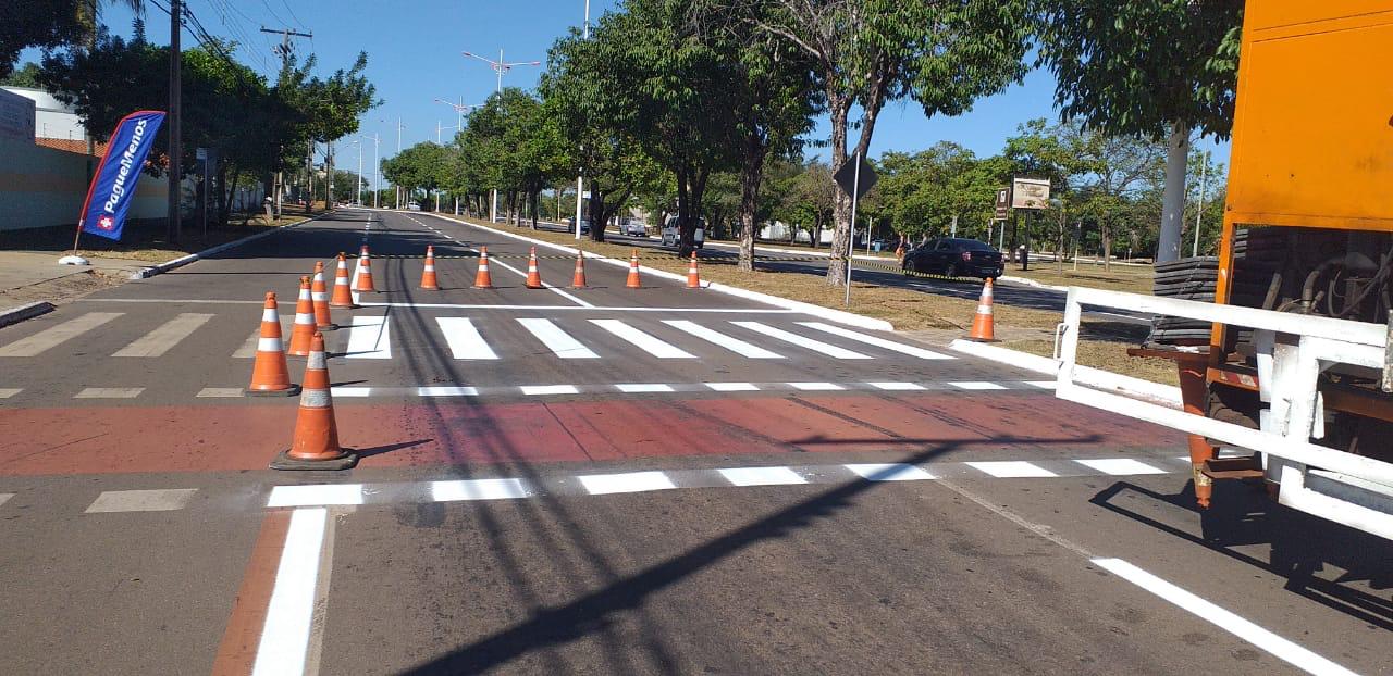 Seisp faz recuperação asfáltica e de sinalização viária e reparos de equipamentos públicos