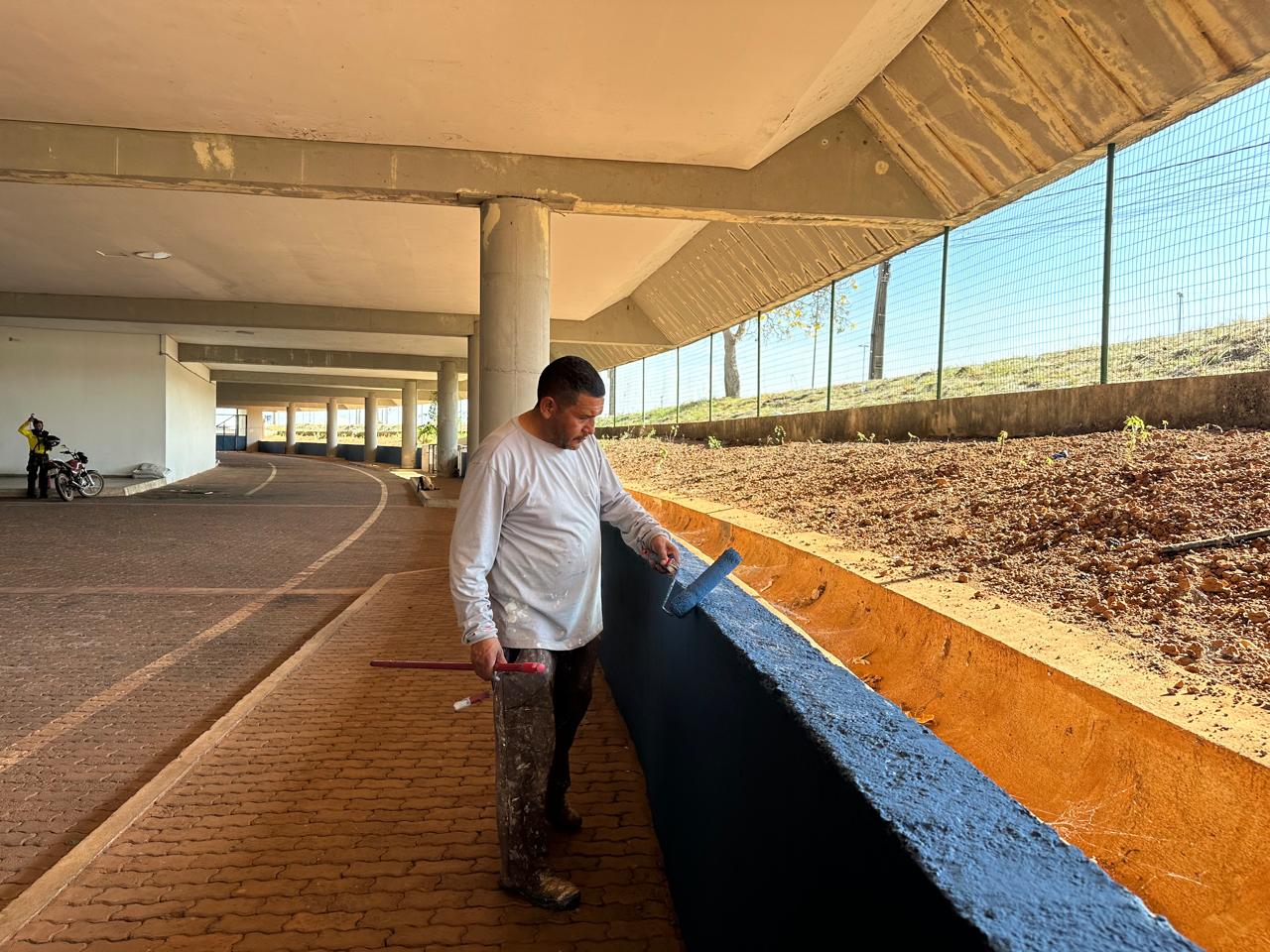 Manutenções corretivas nas dependências do estádio