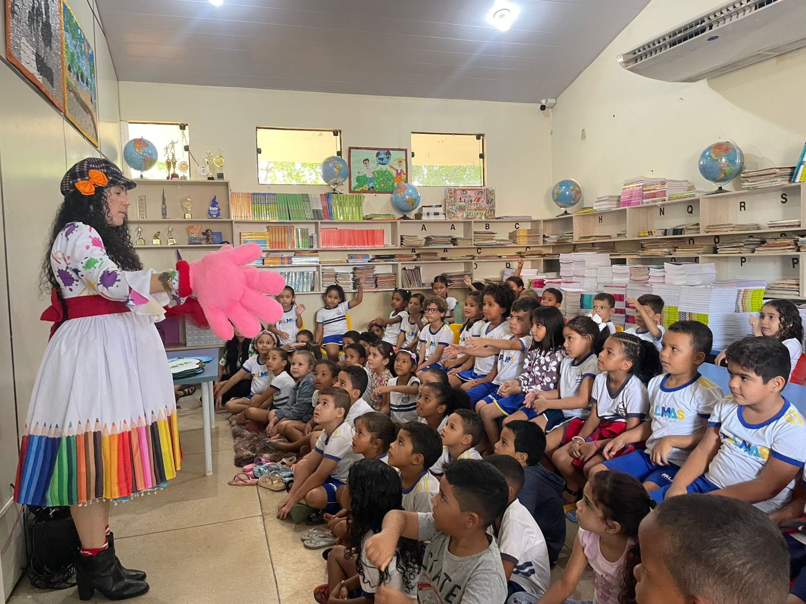 Cmei Pequeno Príncipe promove visitação de crianças à sua futura escola