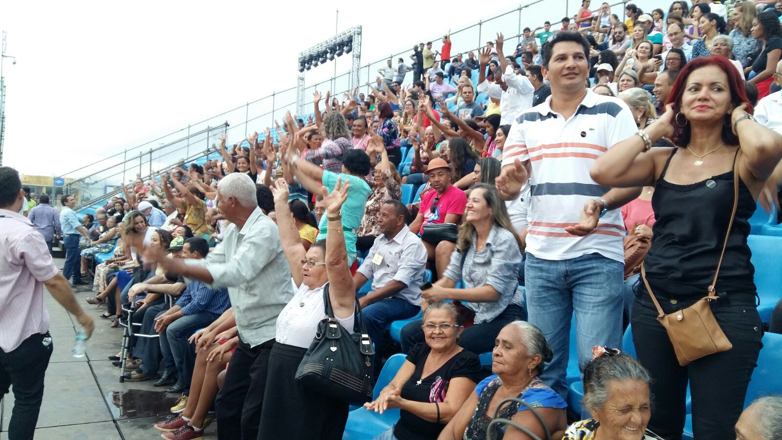 Idosos participam da abertura dos I JMPI