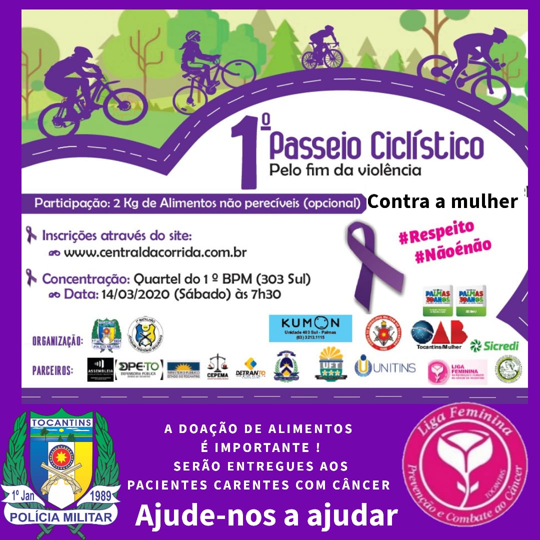 Abertas as inscrições para o ‘I Passeio ciclístico pelo fim da violência contra as mulheres’
