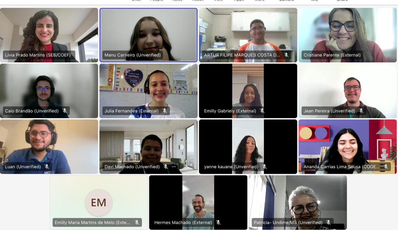 Estudante da rede municipal de ensino representa Palmas em curso de educação digital e midiática para as adolescências