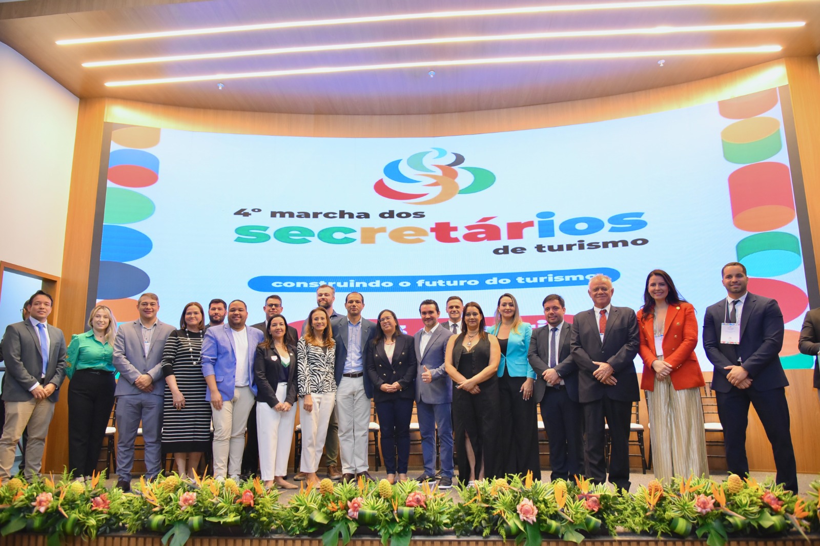 Participantes da IV Marcha dos Secretários de Turismo realizada em Brasília (DF) 