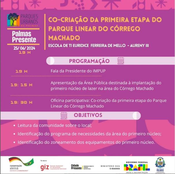 Impup ouvirá população na conclusão de projeto de instalação do Parque do Córrego Machado