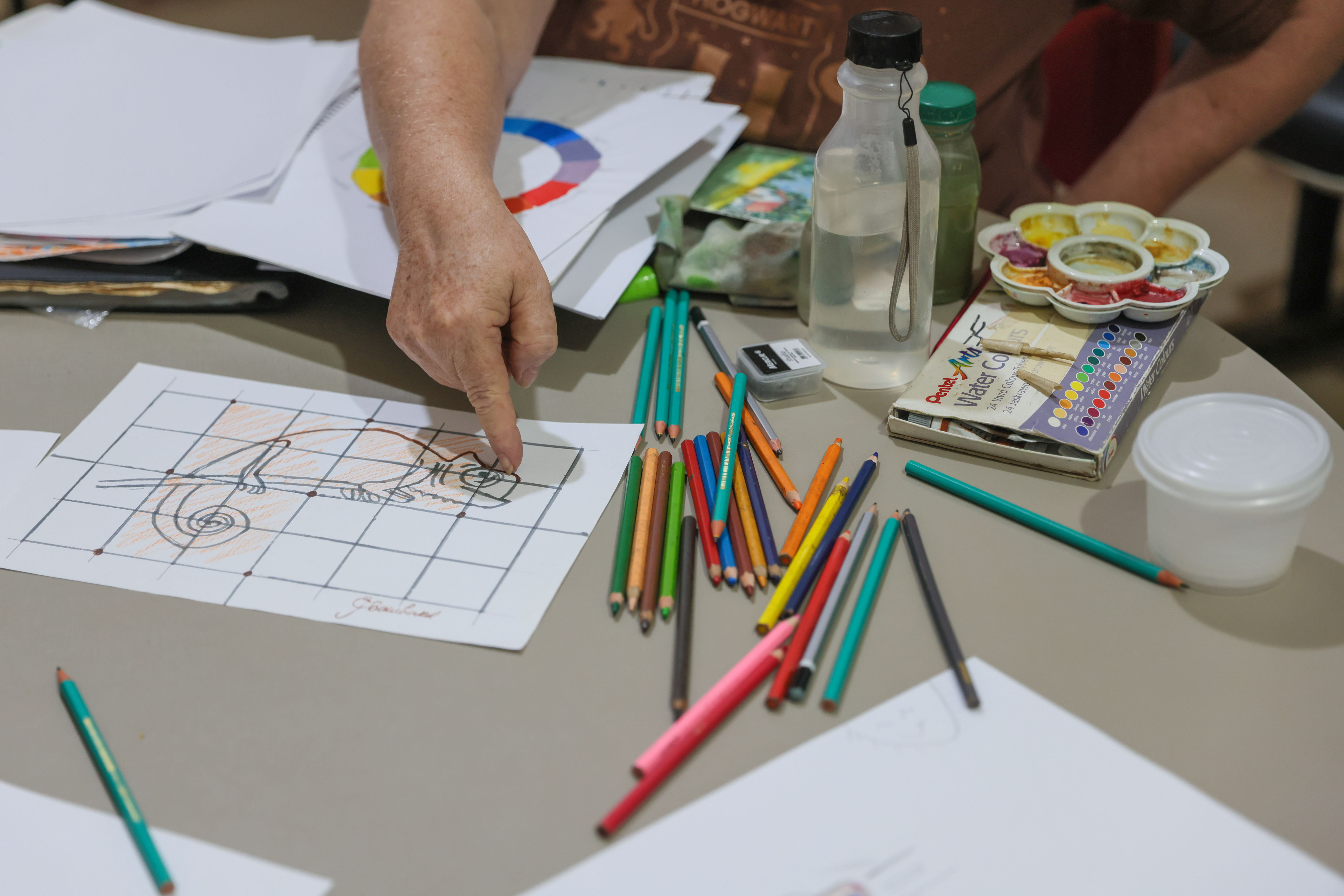 Fundação Cultural de Palmas promove oficina de desenho no Centro de Internação Provisória de Palmas