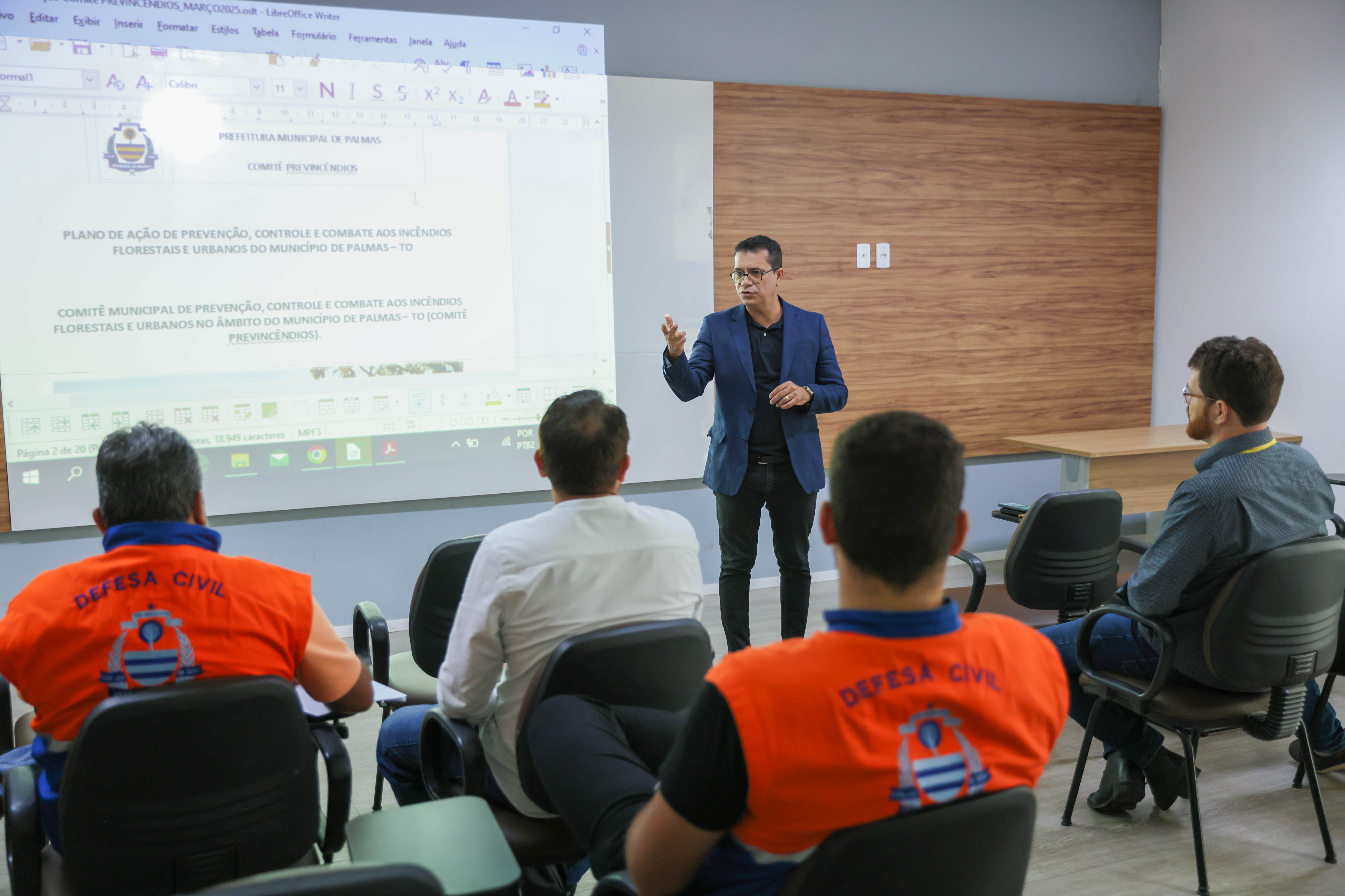 Reunião de alinhamento das ações do Comitê PrevIncêndios de Palmas
