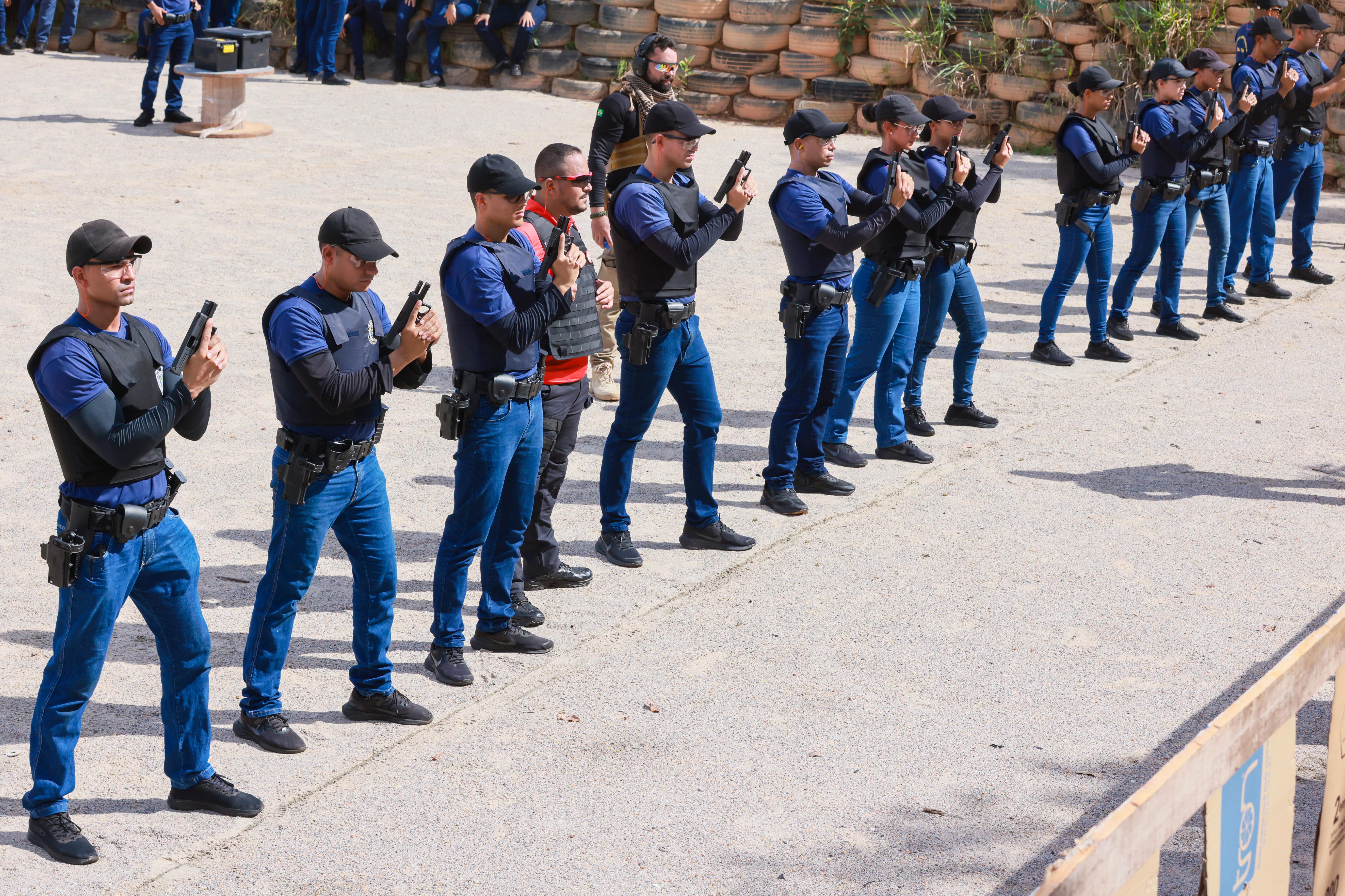 14/04/2025 - Guarda Metropolitana de Palmas Inicia Fase de Armamento e Tiro em Curso de FormaçãoLocal: Estande de Tiro da Guarda Metropolitana de Palmas - Palmas - TOFoto: Júnior Suzuki