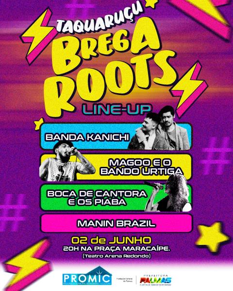 Taquaruçu Brega Roots acontece nesta sexta-feira, 02, na Praça Joaquim Maracaípe