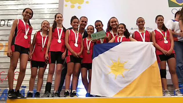 Equipe de basquete da escola Anne Frank é vice-campeã dos Jogos Escolares da Juventude