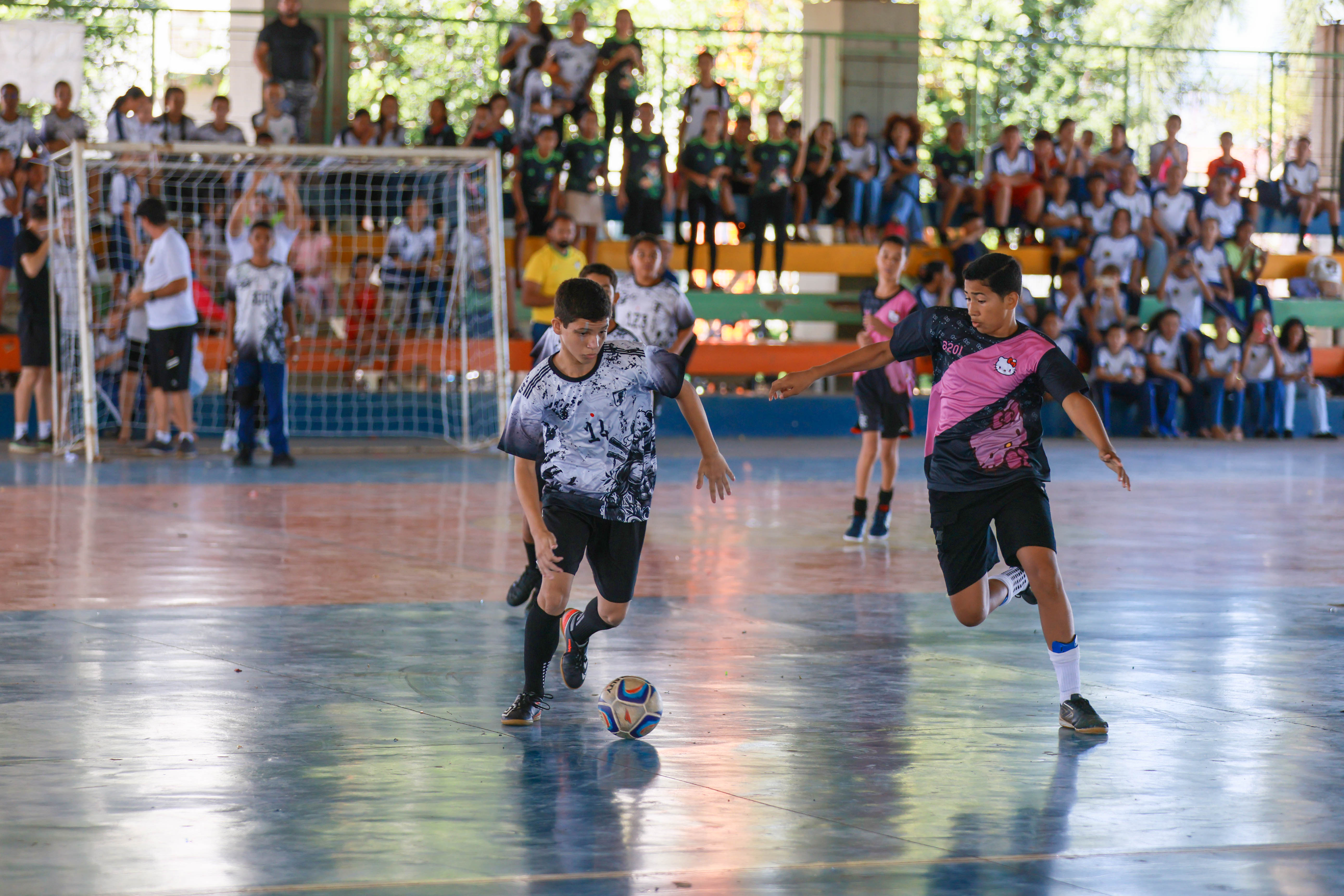 Abertura dos Jogos Internos Almirante Tamandaré 2025Data: 26/04/2025Local: Escola de Tempo Integral Almirante Tamandaré, Arse 132, Palmas - TOFoto: Júnior Suzuki