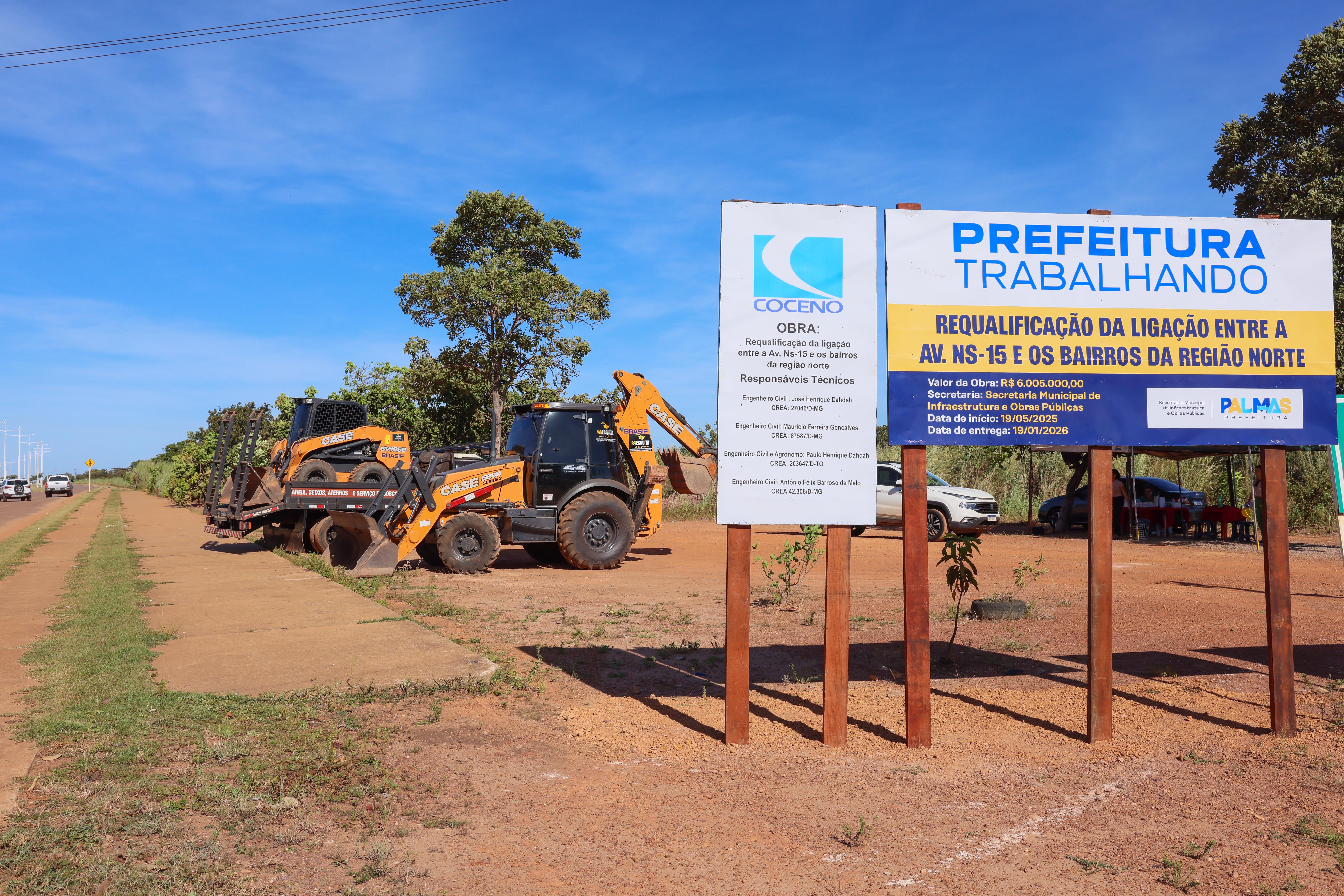 Assinatura de Ordem de Serviço - Recapeamento das Arnos e Acesso do PolinésiaData: 19/05/2025Local: Acesso para o Polinésia, Arnos - Palmas - TOFoto: Júnior Suzuki
