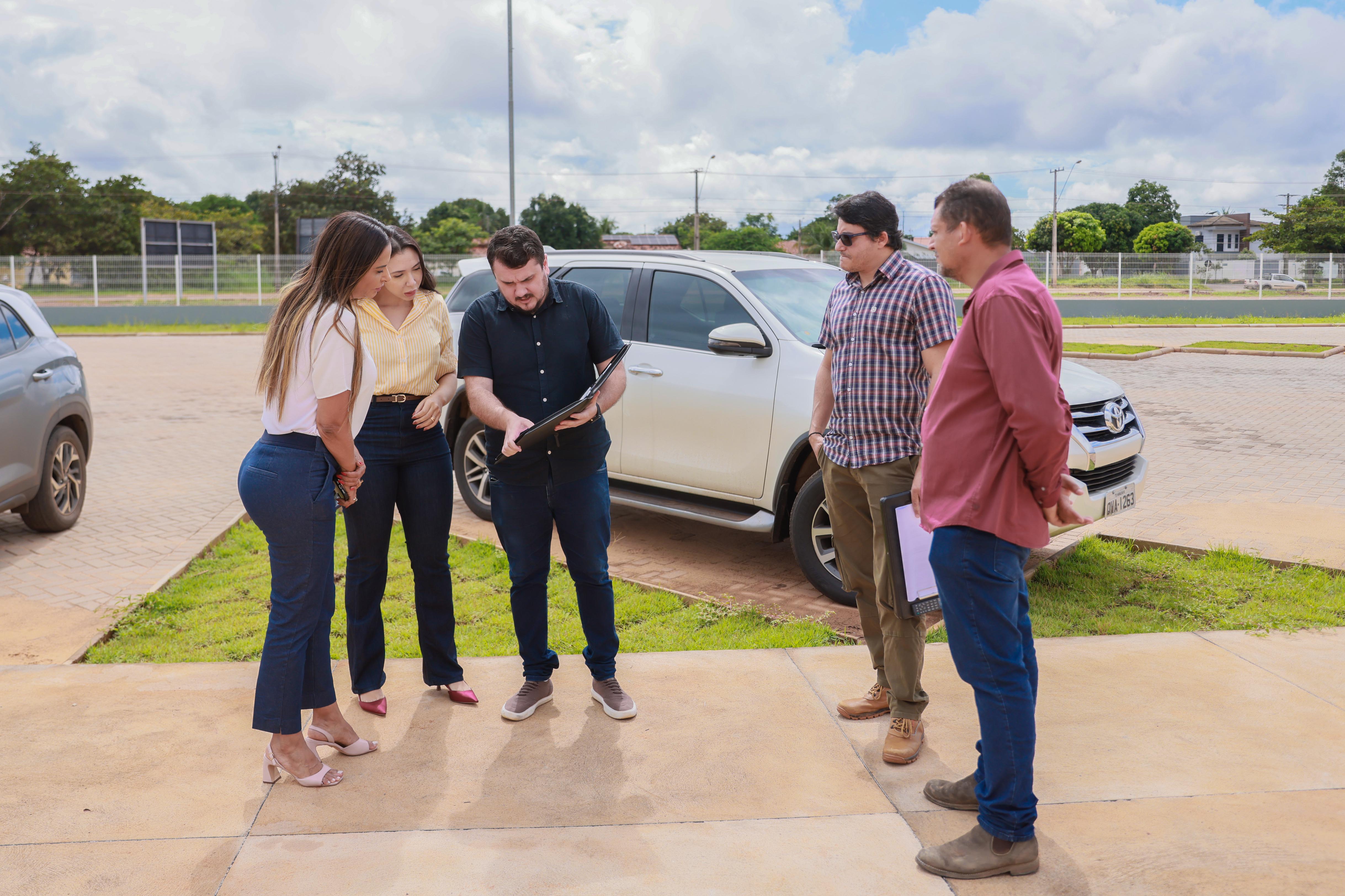 28/02/2025 - Visita Técnica à Obra da Casa da Mulher BrasileiraLocal: Avenida NS02, quadra 902 Sul, Palmas - TOFoto: Júnior Suzuki