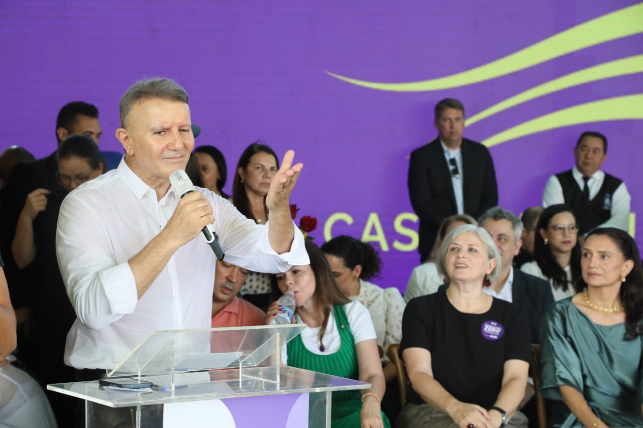 "Aqui, as forças do estado e do município se unem em um único objetivo: acolher e proteger", declarou prefeito Eduardo Siqueira Campos na inauguração da Casa da Mulher Brasileira - Edu Fortes
