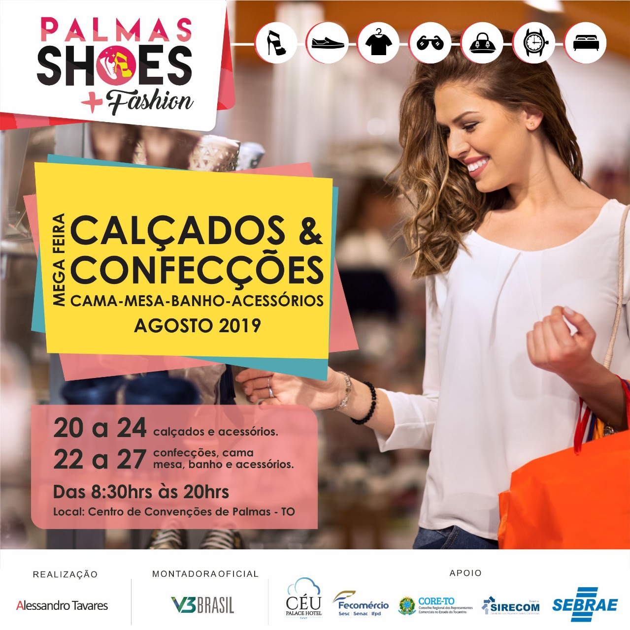 Palmas Shoes: a maior feira de calçados e confecções do Centro-Norte começa no próximo dia 20, na Capital