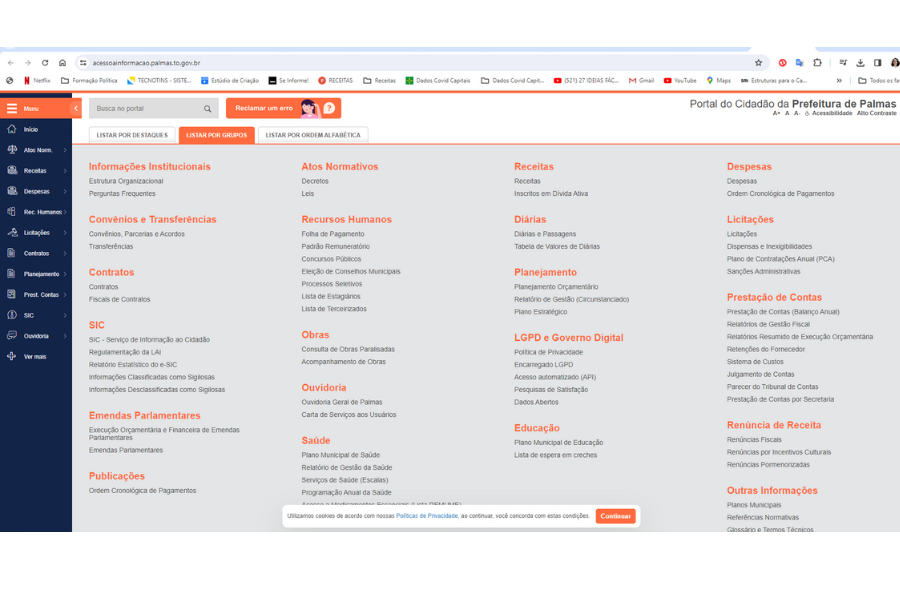 Prefeitura de Palmas garante maior índice de transparência entre as capitais