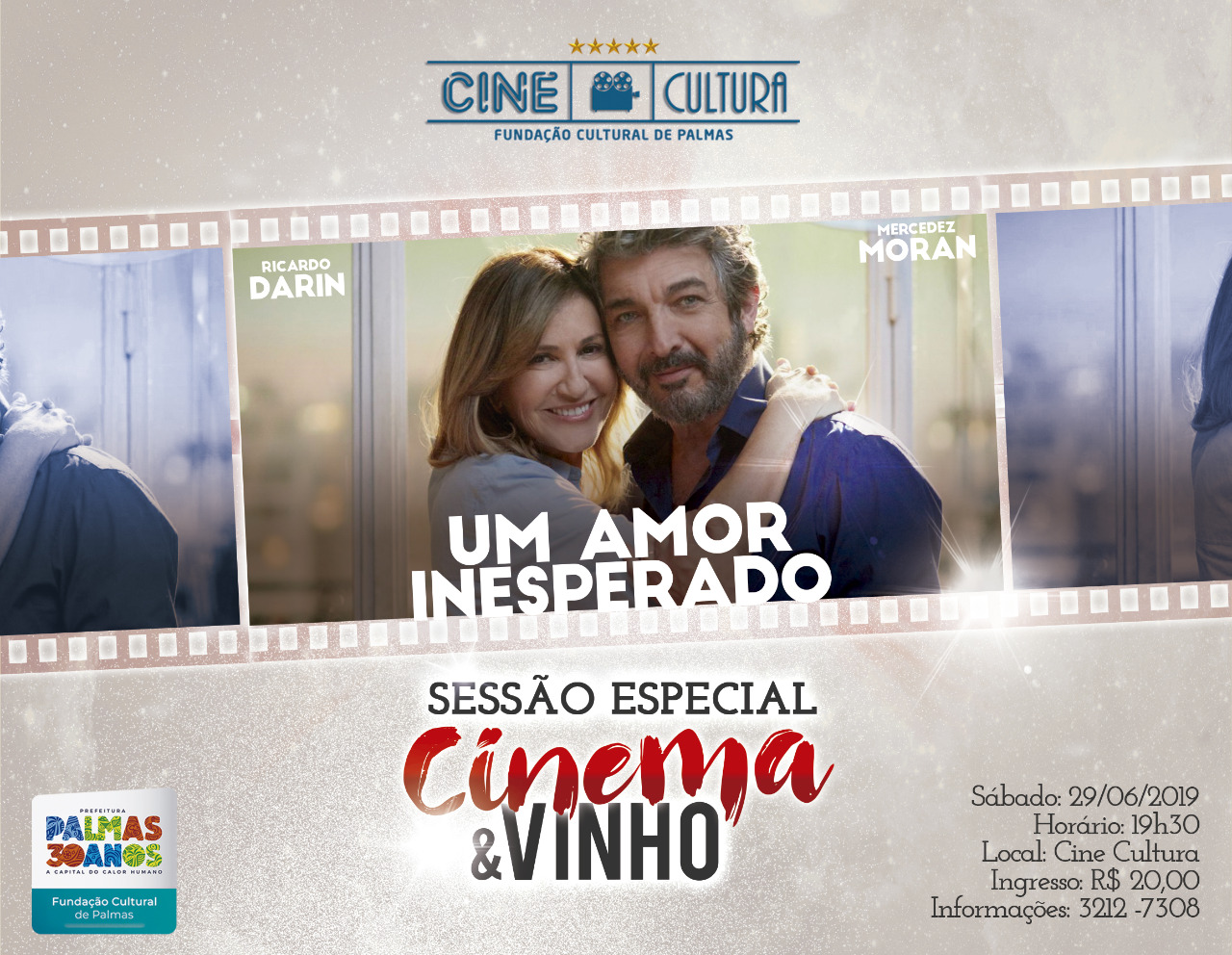 Sessão especial Cinema e Vinhos é destaque no Cine Cultura