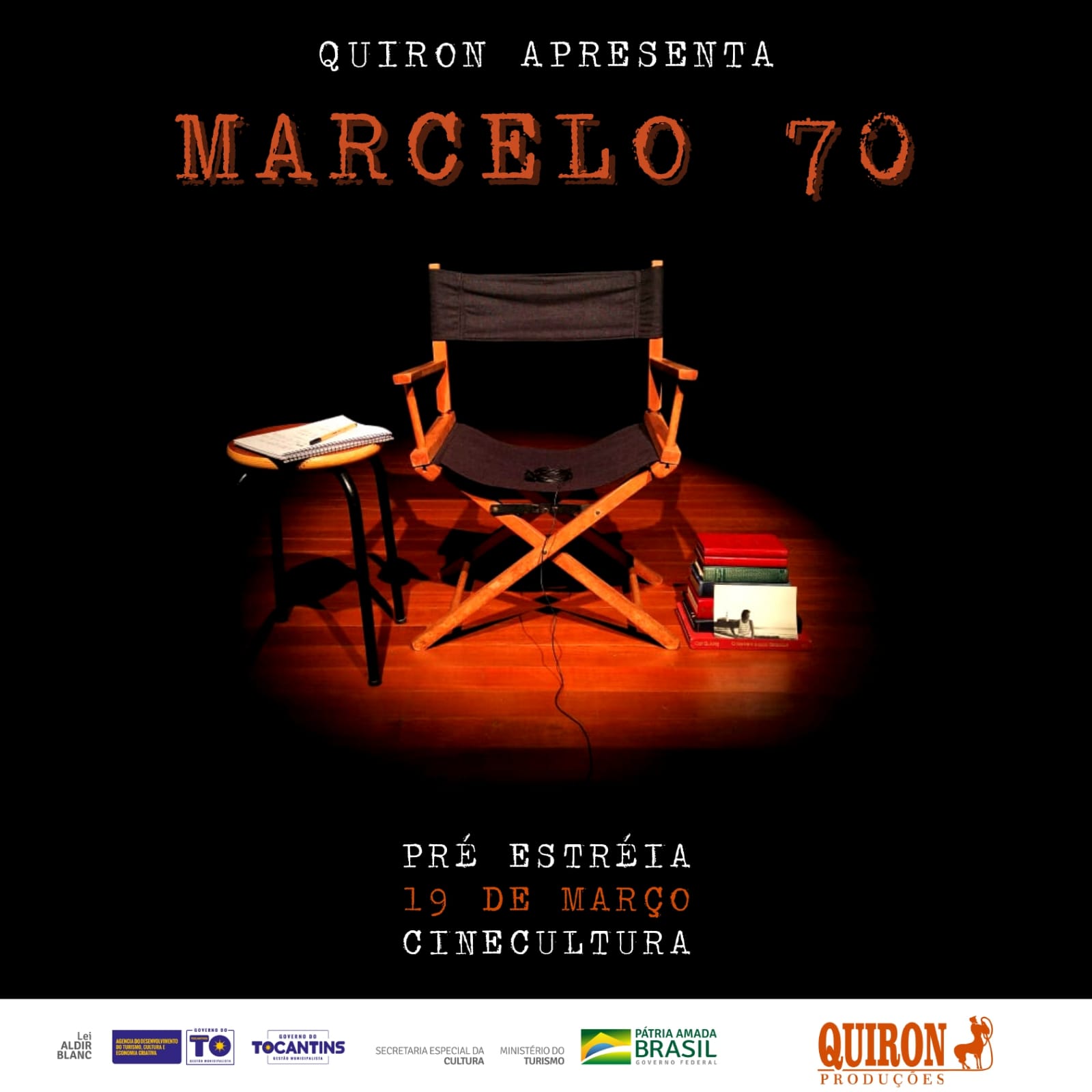 Cine Cultura de Palmas exibe neste sábado, 19, documentário ‘Marcelo 70’