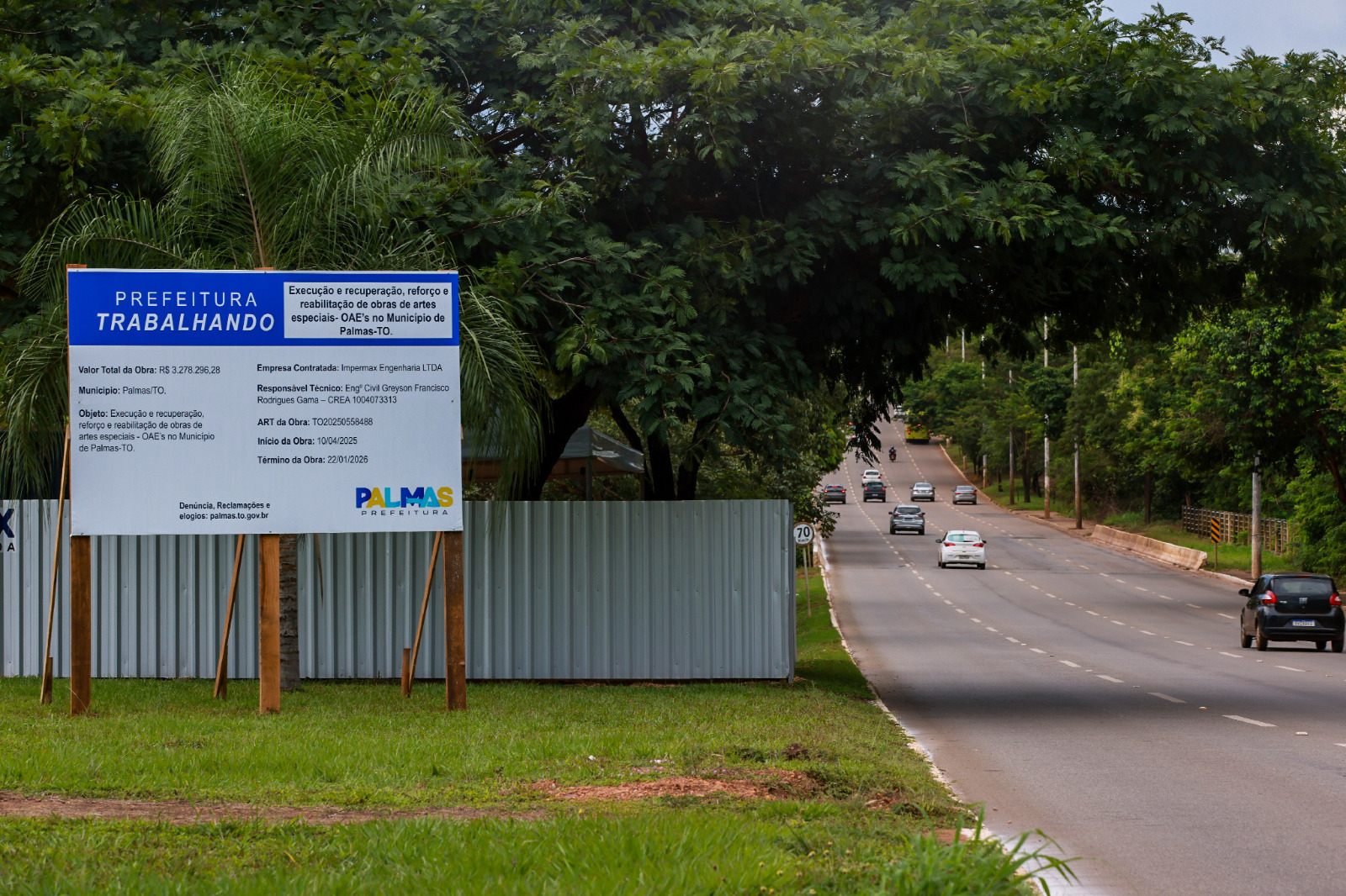 Prefeito Eduardo Siqueira Campos autoriza obra de recuperação de oito pontes em Palmas
