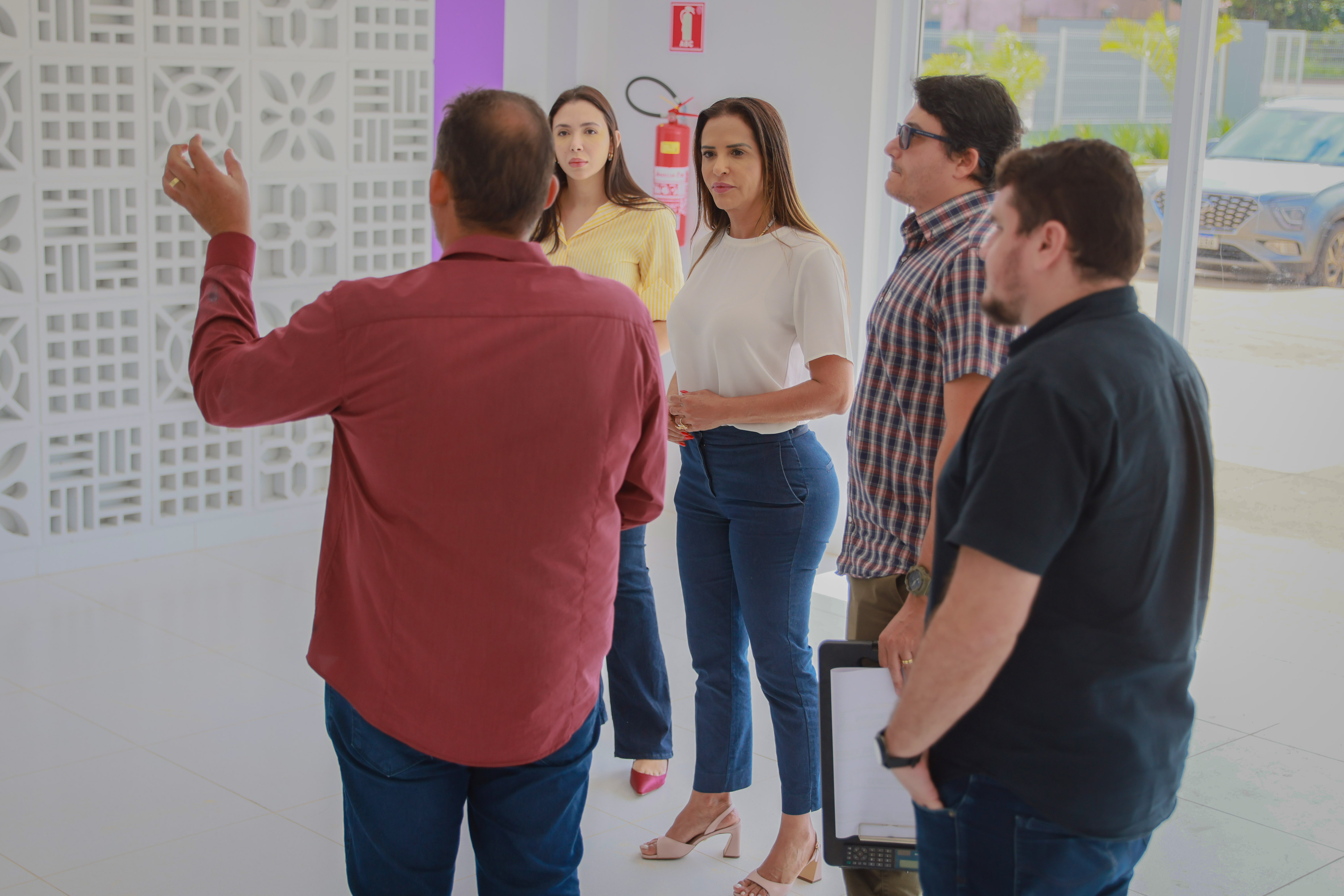 28/02/2025 - Visita Técnica à Obra da Casa da Mulher BrasileiraLocal: Avenida NS02, quadra 902 Sul, Palmas - TOFoto: Júnior Suzuki