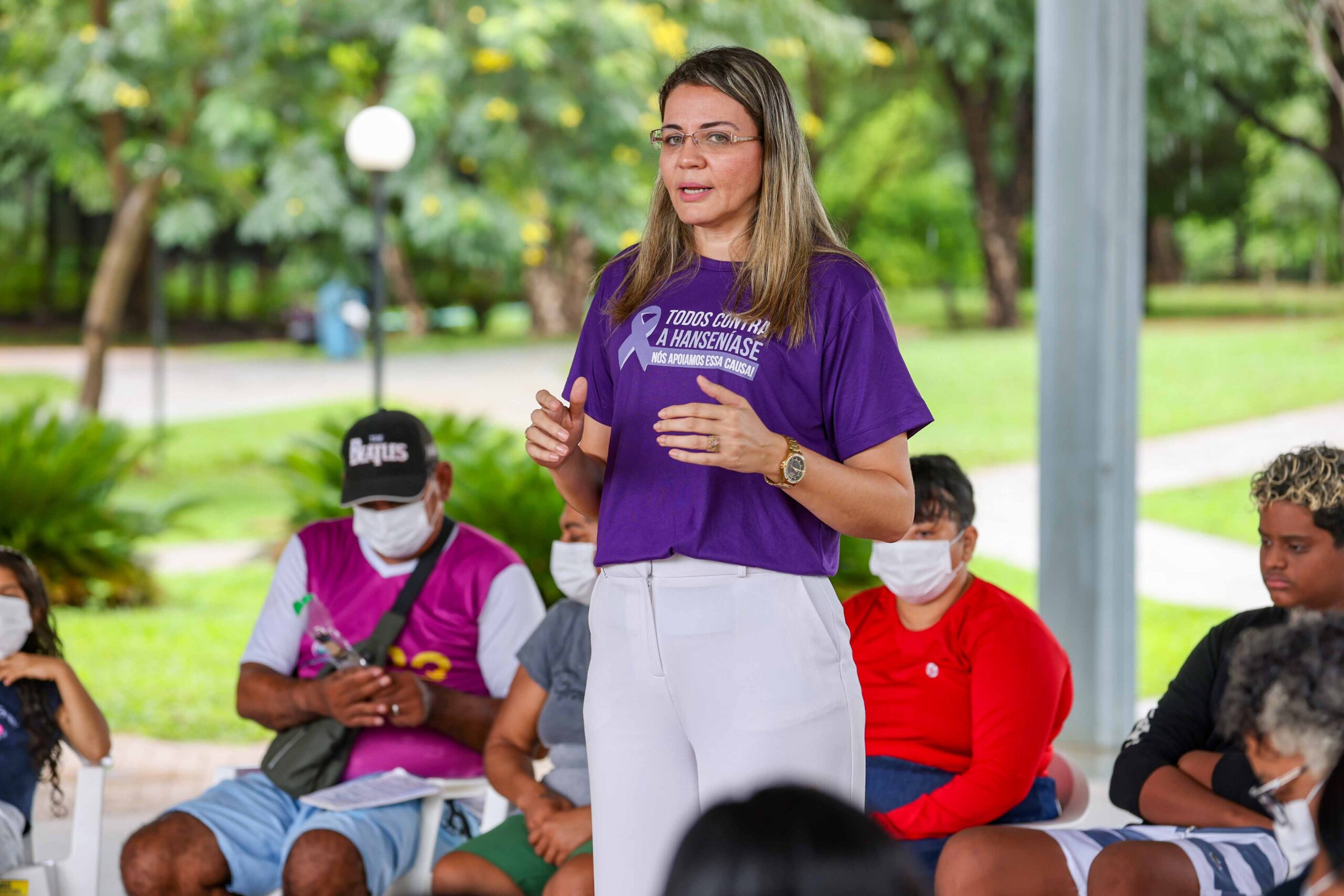 Saúde de Palmas encerra Janeiro Roxo com encontro de pacientes em tratamento contra a hanseníase