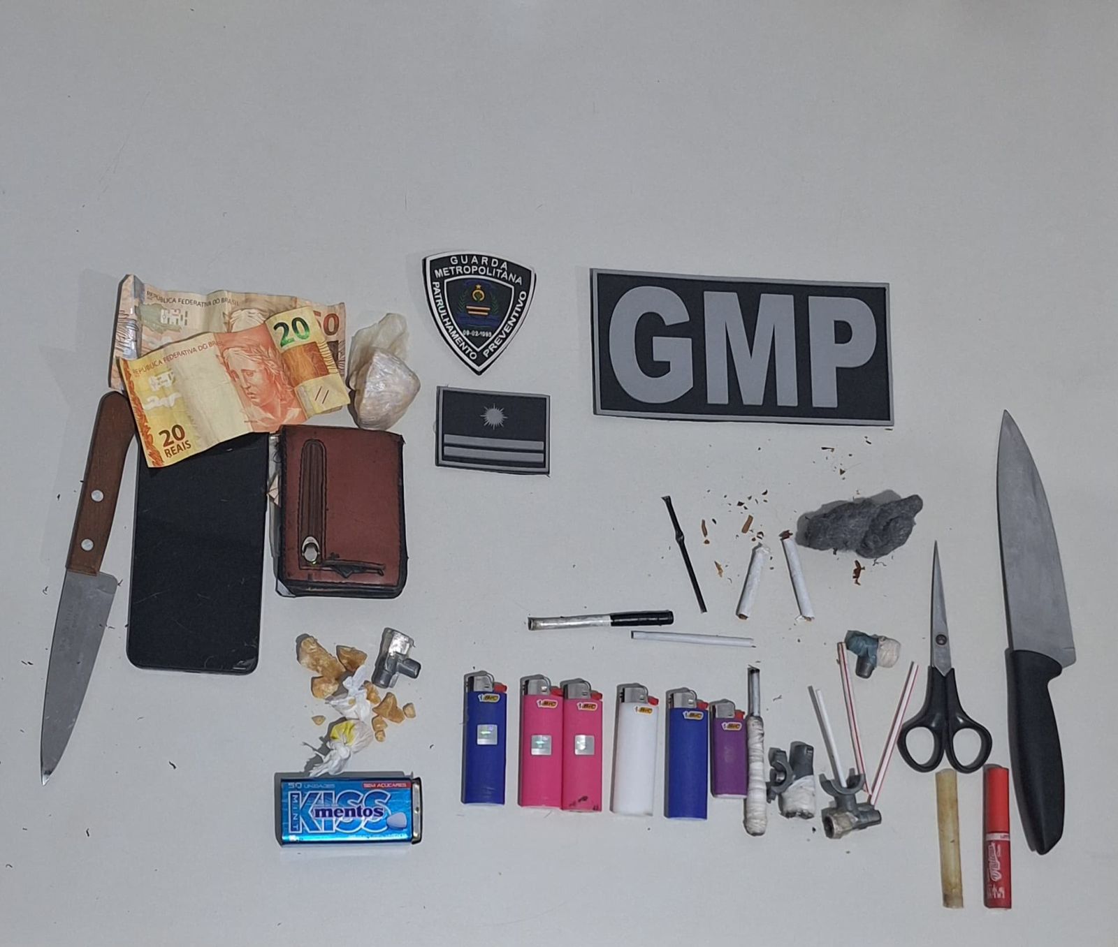 GMP apreendeu entorpecentes durante abordagem entre os dias 1º e 4 de Agosto de 2025
