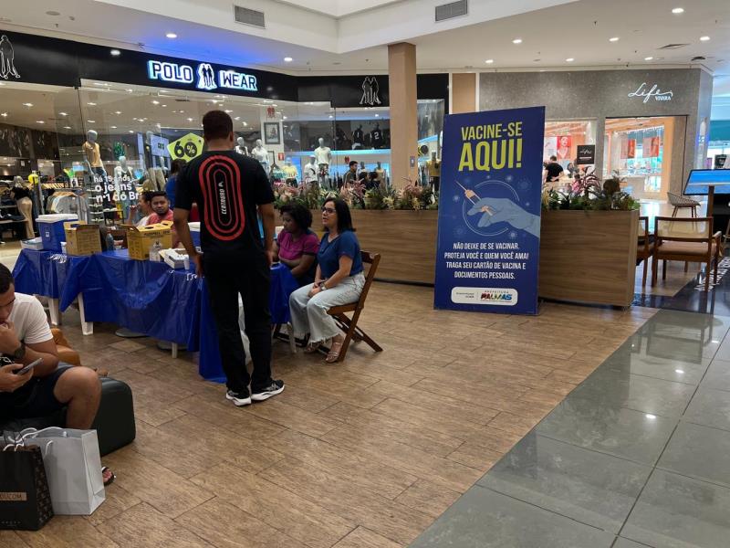 População pode se vacinar no shopping e feira neste final de semana