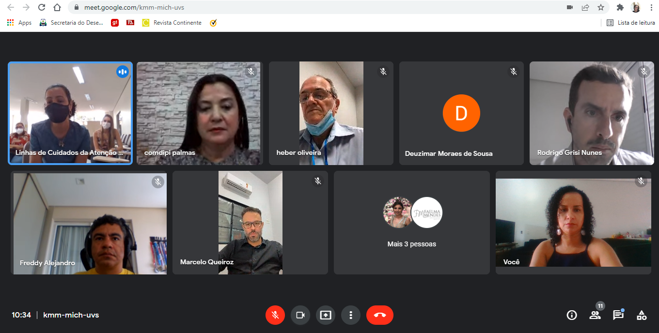 Comdipi reúne órgãos para debater sobre instituições e comunidades terapêuticas que atuam com idosos em Palmas