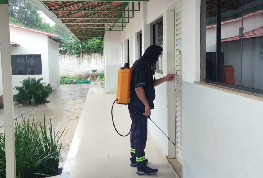 A programação começou pelas escolas situadas na zona rural de Palmas