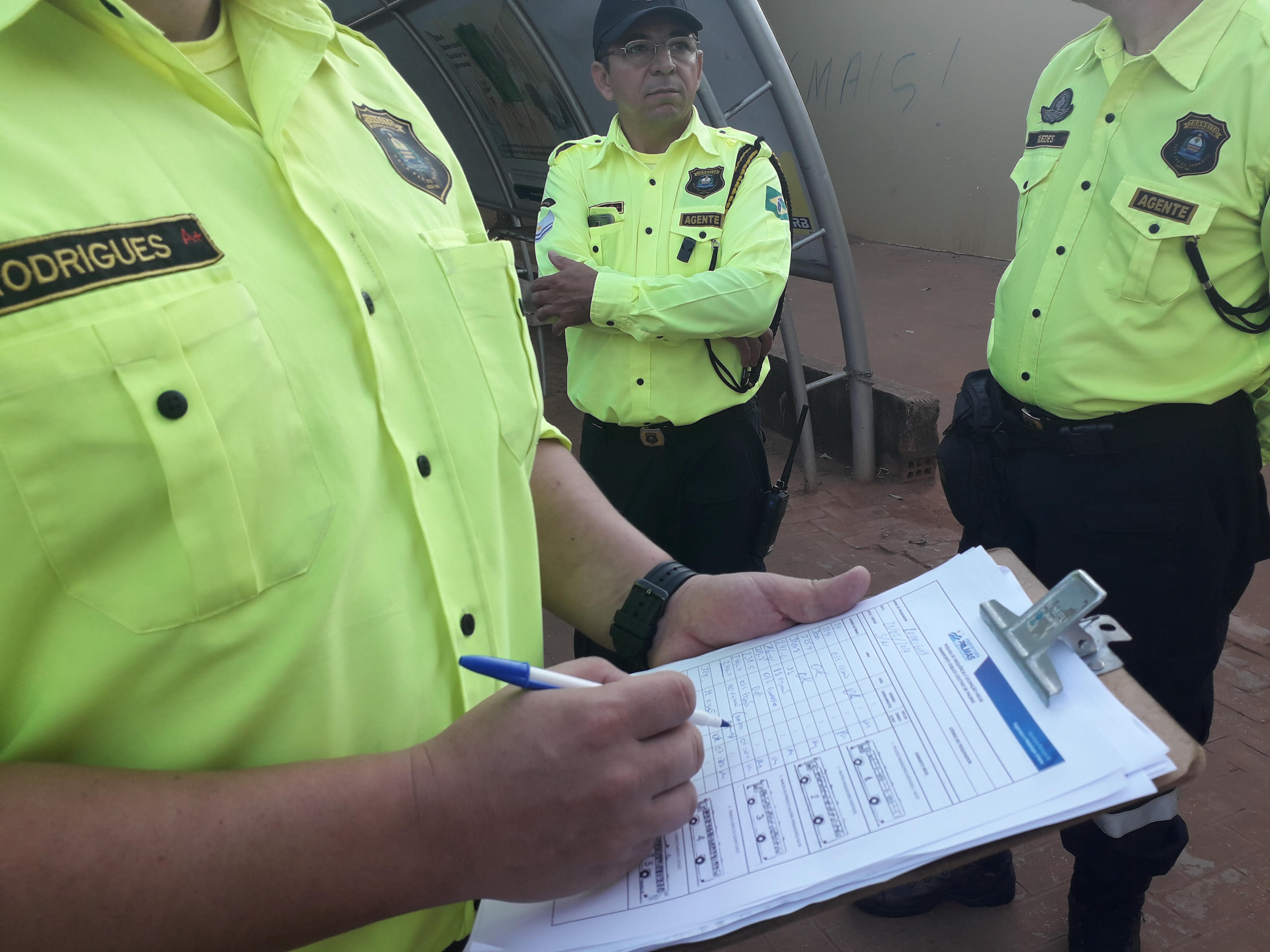 Maio Amarelo: Sesmu participa de simulação com motoristas do transporte público e realiza fiscalização das condições dos veículos