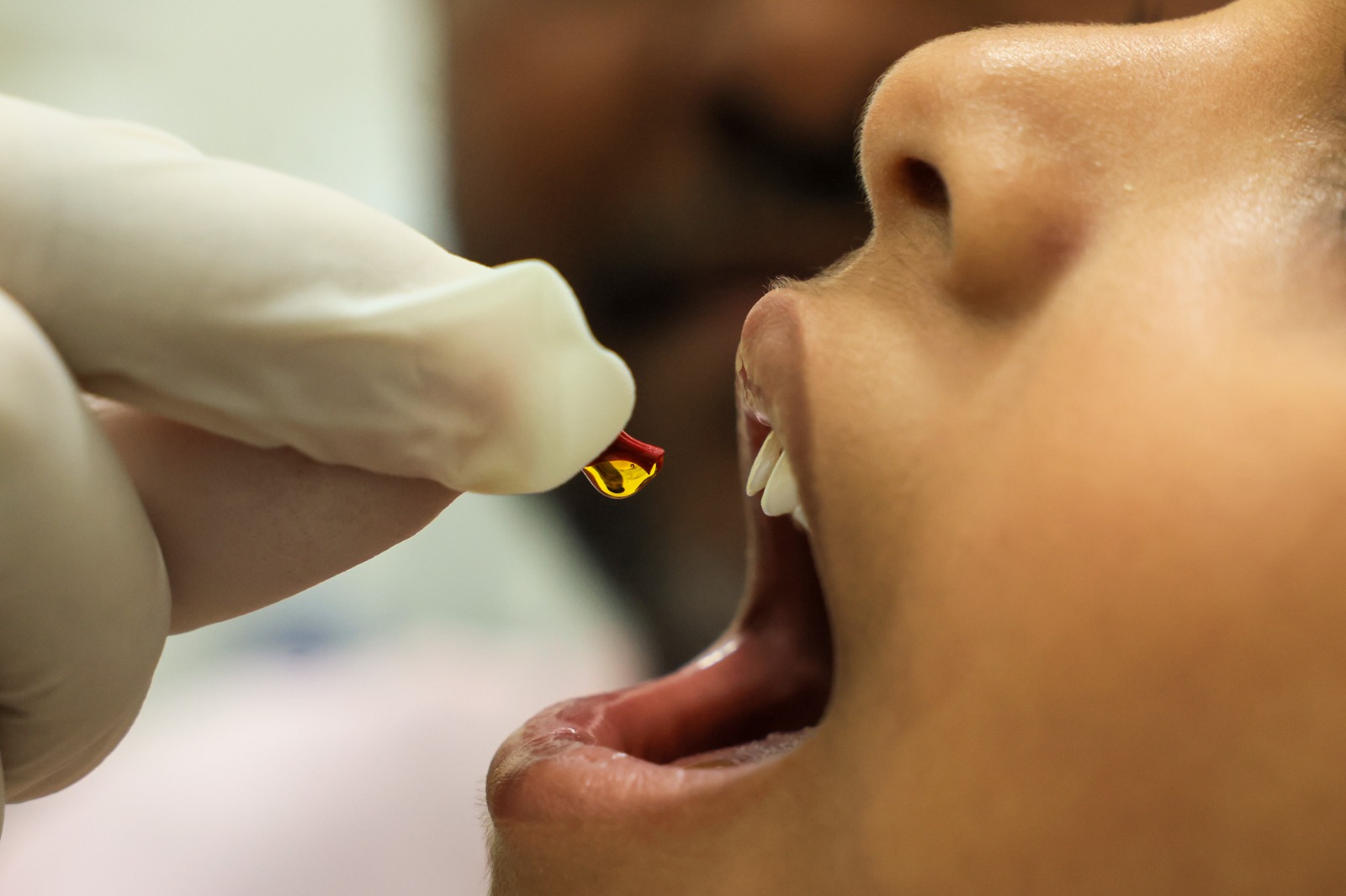 Também foi disponibilizada a vitamina A no Dia D deste sábado, 9