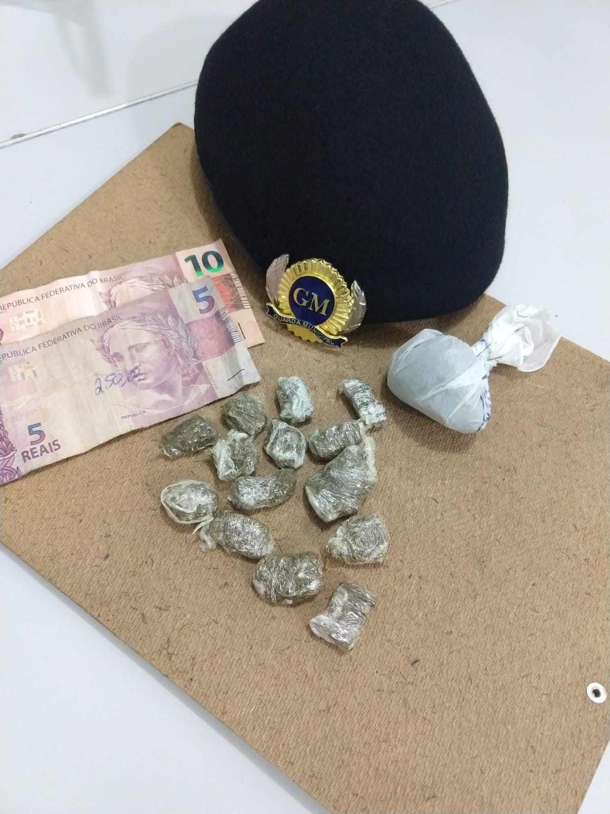 Guarda Metropolitana de Palmas apreende mochila com entorpecentes na região Sul de Palmas