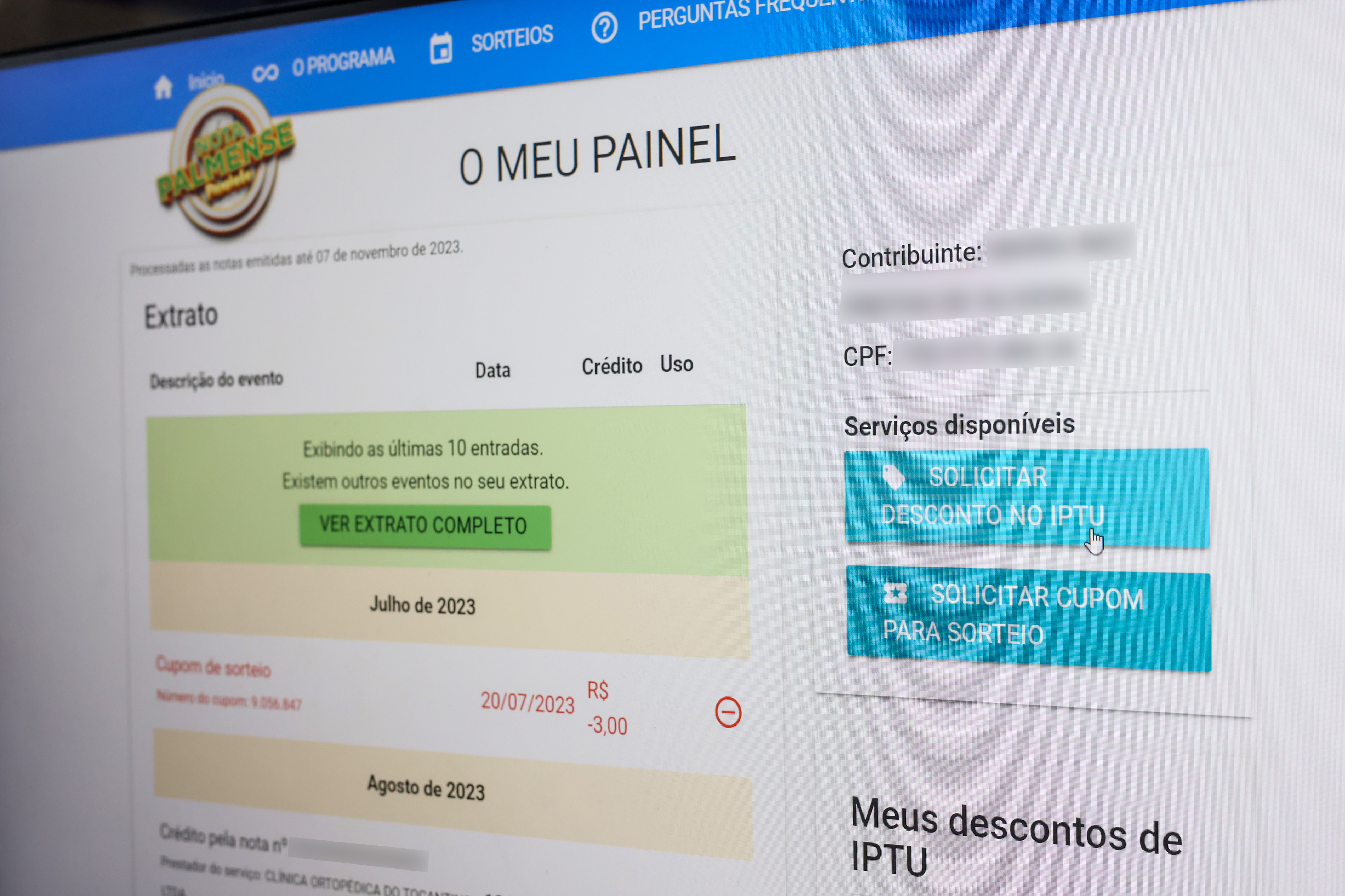 Prazo para conversão de notas fiscais em créditos no IPTU termina nesta quinta, 30