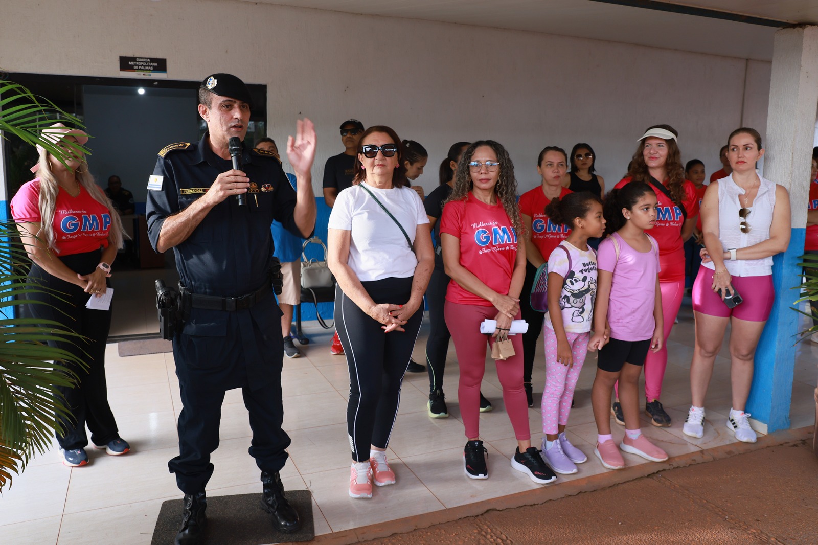 O comandante da GMP, Gilmar Fernandes, destacou a força das mulheres que compõem a corporação